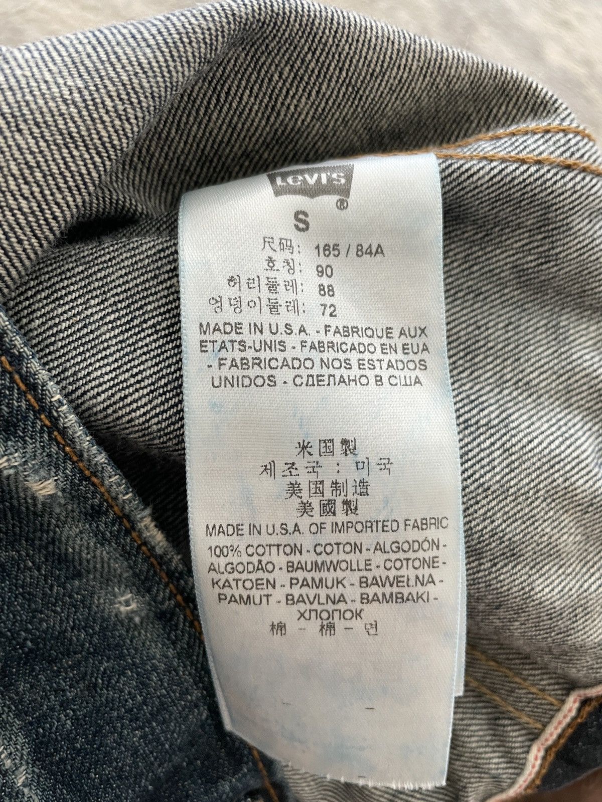 Levi's Levi’s SELVEDGE Denim Trucker Jacket Made in USA Size US S / EU 44-46 / 1 - 13 Thumbnail