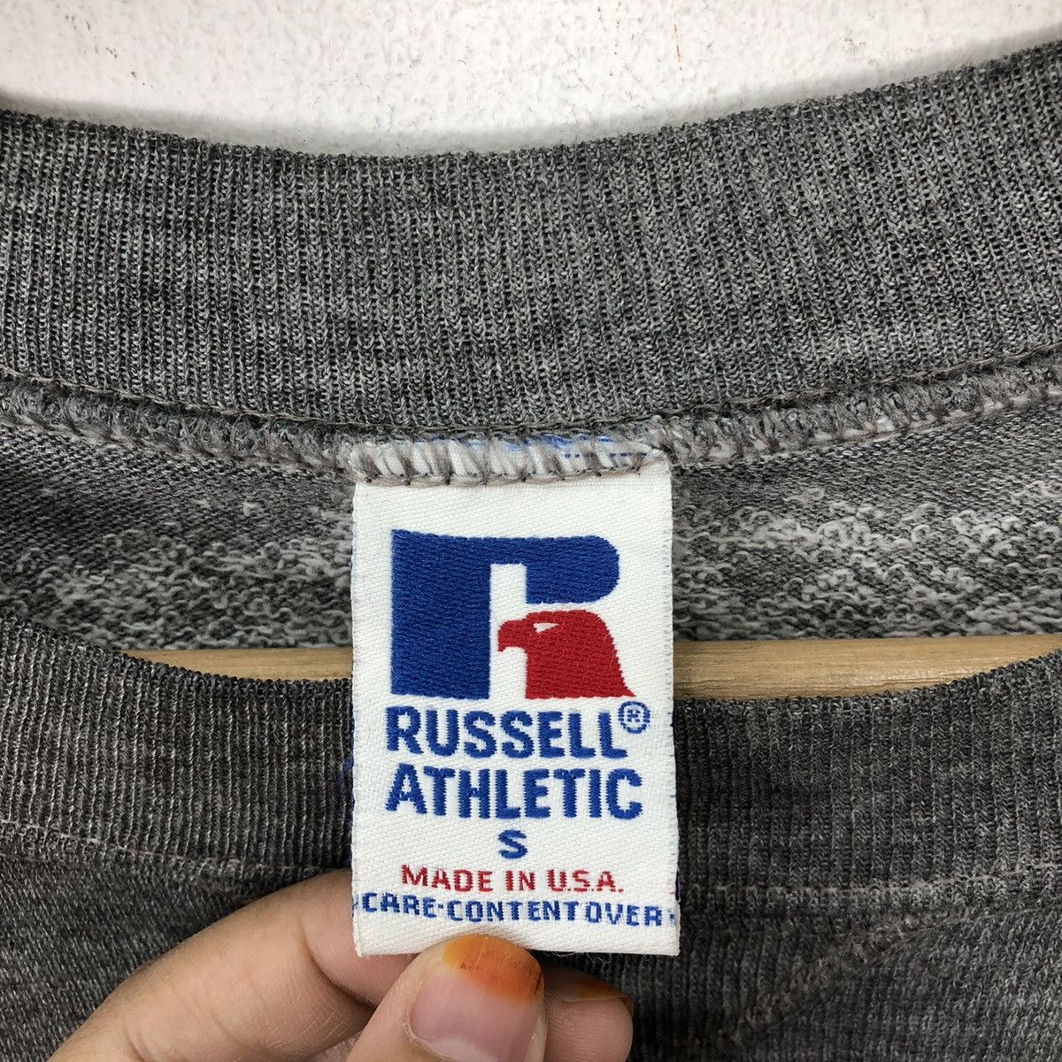 Russell Athletic RUSSEL ATHLETIC Vintage Blank Sweatshirt Size US S / EU 44-46 / 1 - 4 Thumbnail