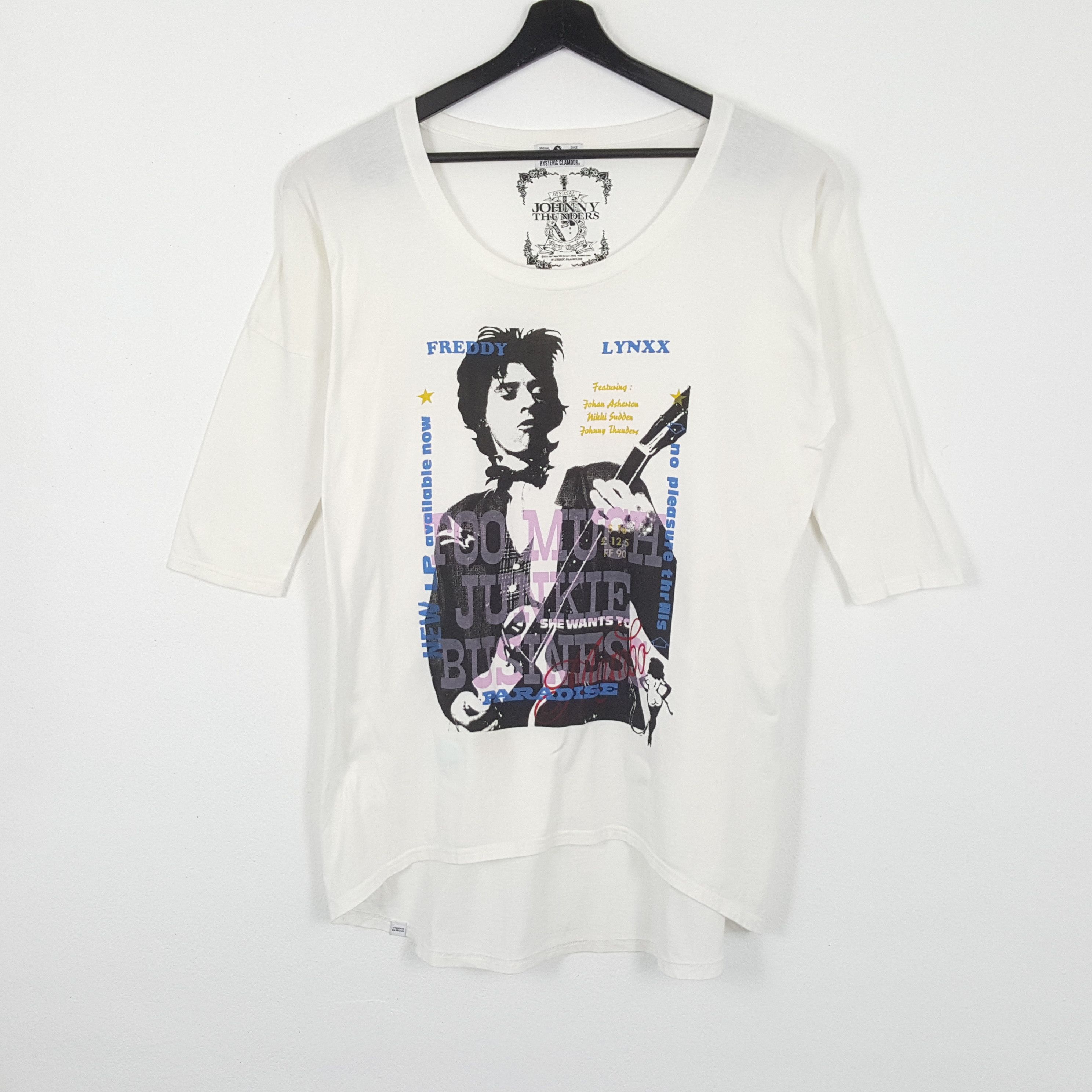 Hysteric Glamour × Japanese Brand × Vintage HYSTERIC GLAMOUR x FREDDY LYNXX Fashion Style Tshirt Size XL / US 12-14 / IT 48-50 - 1 Thumbnail