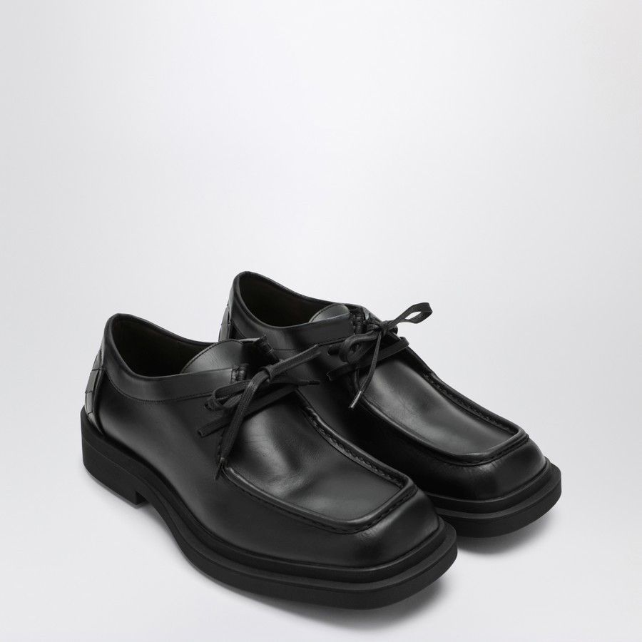 Bottega Veneta o1d2blof0226 Lace-Up Shoes in Black Size US 8 / EU 41 - 2 Thumbnail