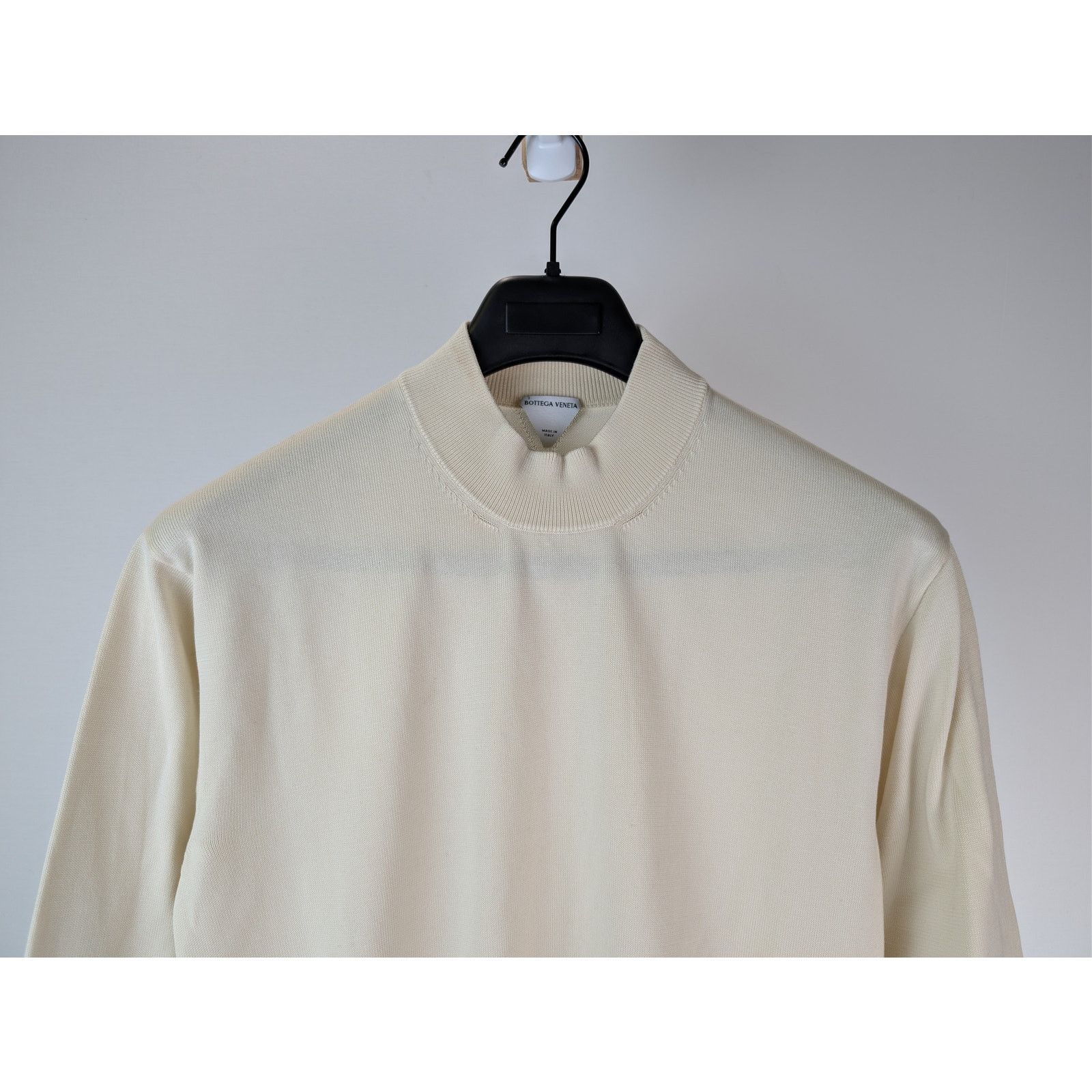 Bottega Veneta o1rshd1 Cashmere Mock-Neck Knit Sweater in Cream Size US S / EU 44-46 / 1 - 3 Thumbnail