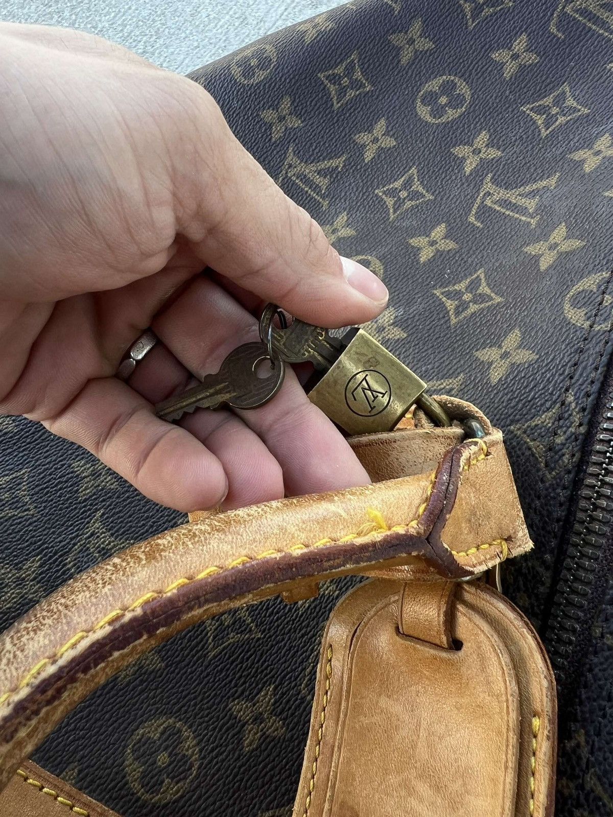 Louis Vuitton 1985 Vintage Louis Vuitton Duffle Bag Keepall 50 Size ONE SIZE - 9 Thumbnail