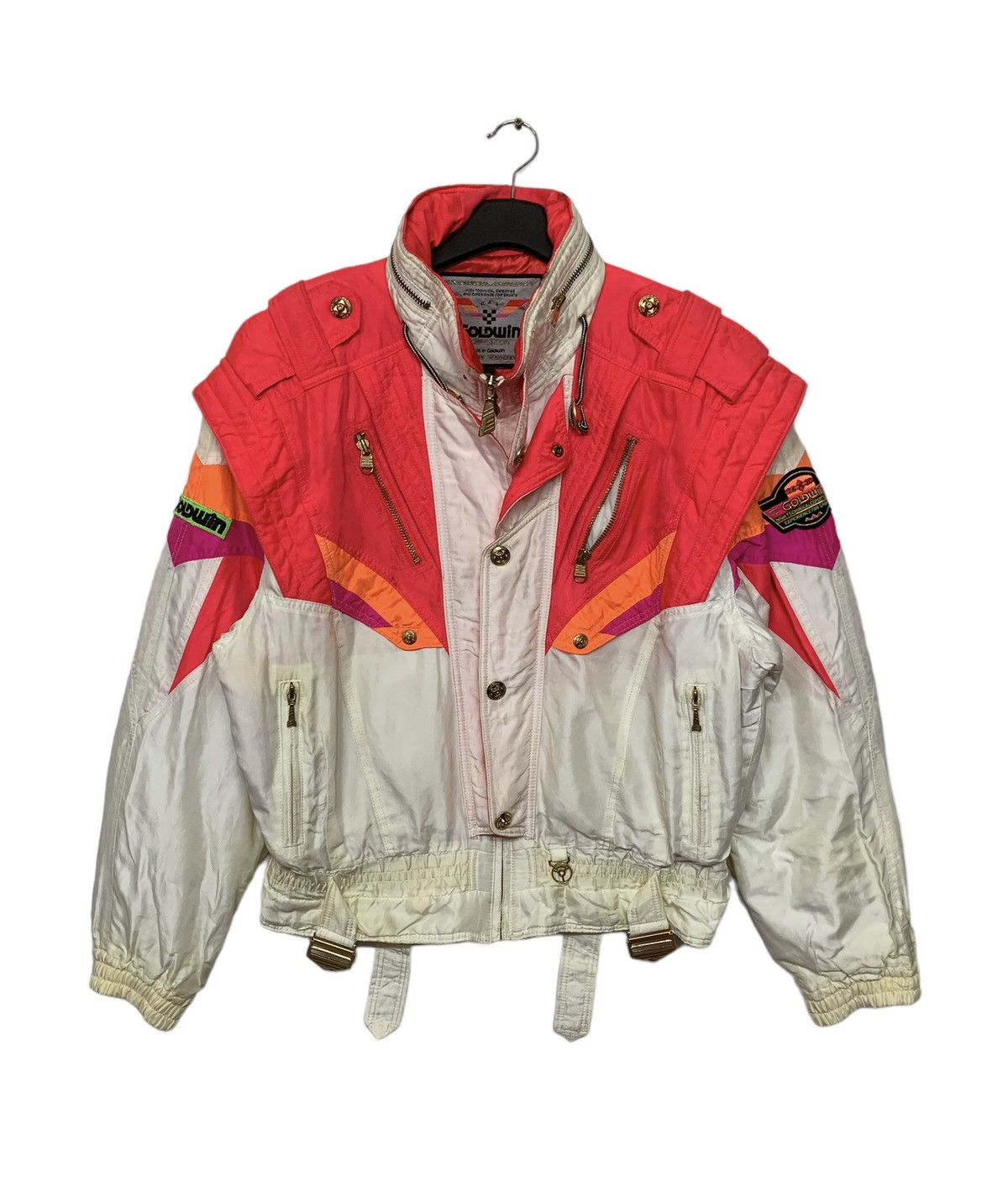 RARE VINTAGE 90'S GOLDWIN MUTLICOLOR SKI JACKET