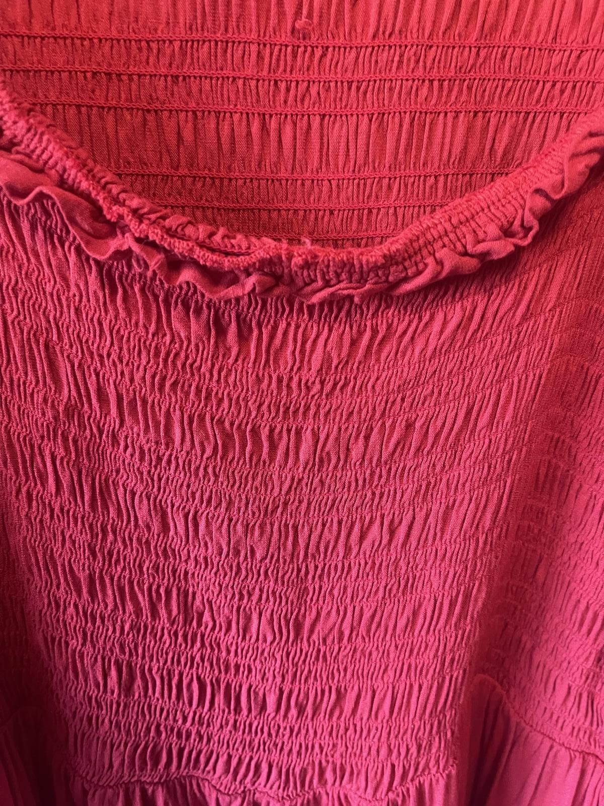 Designer Torrid peasant top Size 4XL / US 24-26 - 4 Thumbnail