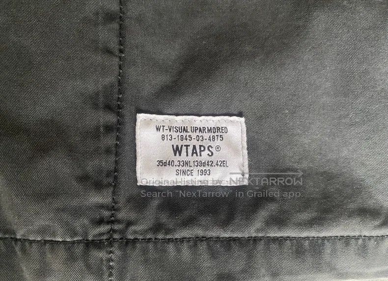 Wtaps Wtaps Washable collarless shirt Size US M / EU 48-50 / 2 - 3 Thumbnail