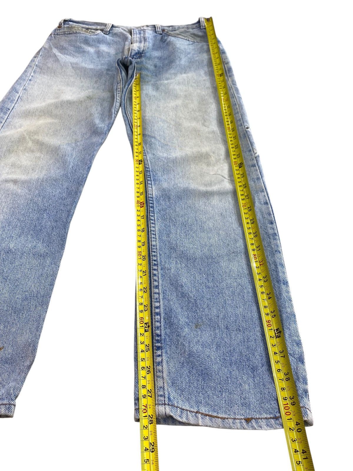 Levi's Levi’s Vintage Acid Blue Wash Style Distressed Jeans Size US 32 / EU 48 - 10 Thumbnail