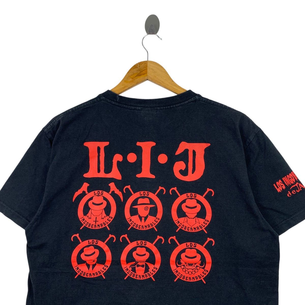 Vintage LIS LOS INGOBERNABLES de Japon x New Japan Wrestling Shirt Size US XL / EU 56 / 4 - 4 Thumbnail