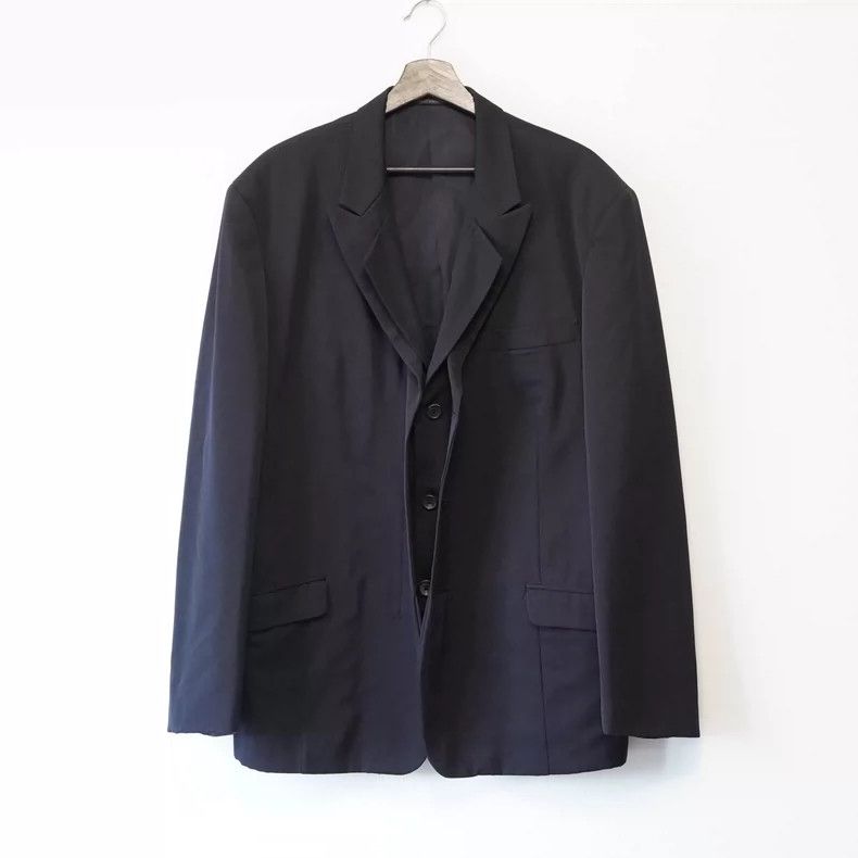 Yohji Yamamoto Yohji Yamamoto 1995AW Double Collar Placket Jacket 2505-Nex Size US M / EU 48-50 / 2 - 1 Thumbnail
