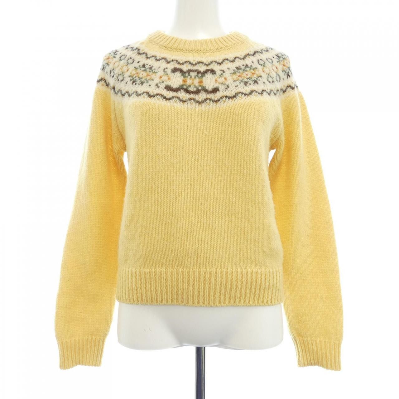 Celine Celine CELINE Knitwear Textile Tops 2ADLL875Z DUTY FREE for USA Size ONE SIZE - 1 Thumbnail