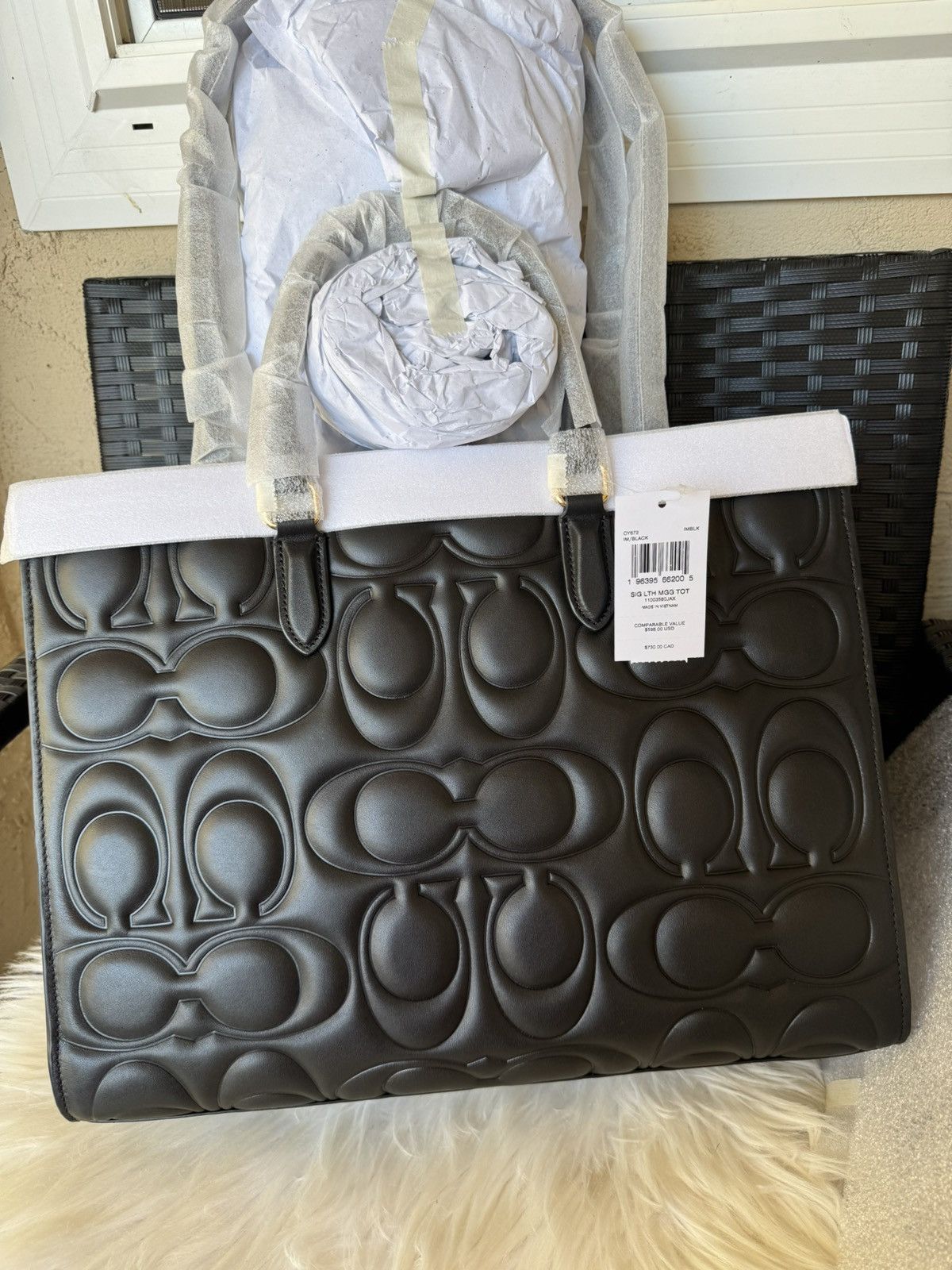 Coach Coach Maggie Tote Bag In Signature Leather cy672 Size ONE SIZE - 3 Thumbnail