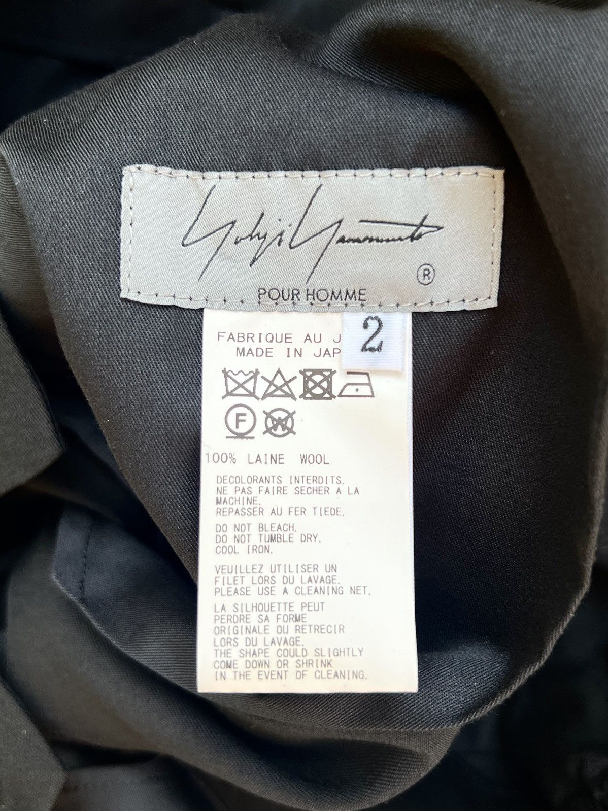 Yohji Yamamoto Yohji Yamamoto Pour Homme - W/Gabardine 1-Tuck Wide Shorts Size US 30 / EU 46 - 8 Thumbnail