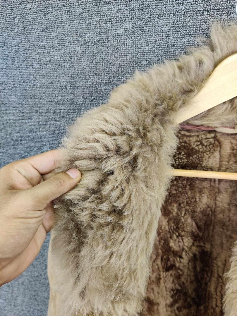 Leather Vintage Sheepskin Suede Leather Fur Coat Size US M / EU 48-50 / 2 - 8 Thumbnail