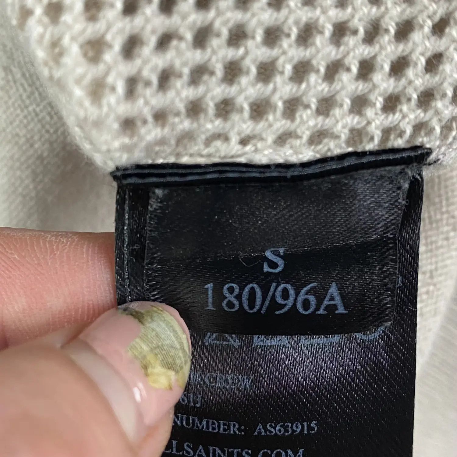 Allsaints Mens Sweatshirt Allsaints Arden Crew Size S Size US S / EU 44-46 / 1 - 5 Thumbnail