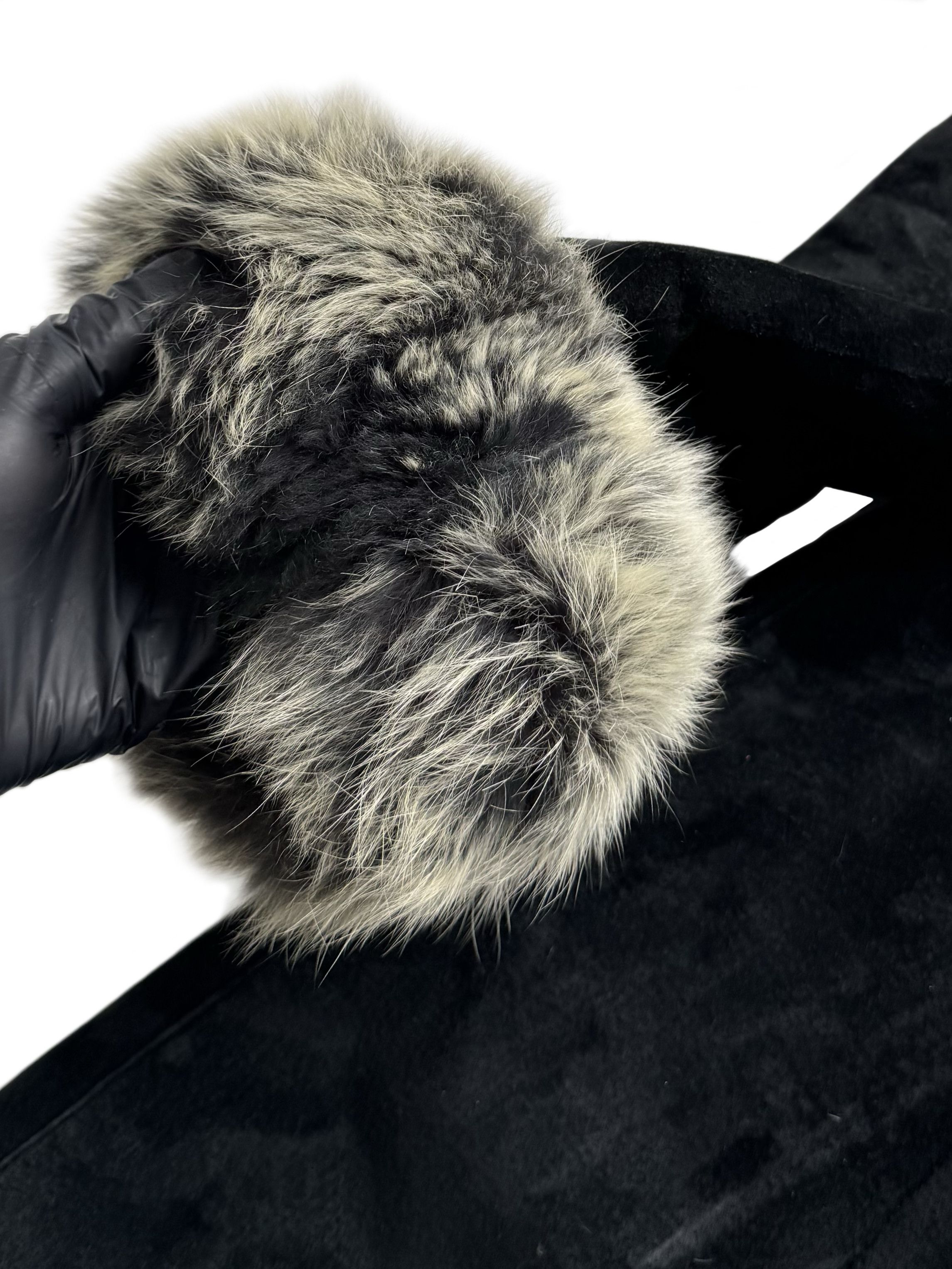 Vintage Vintage Leather Coat With Real Fur Details Size L / US 10 / IT 46 - 11 Thumbnail