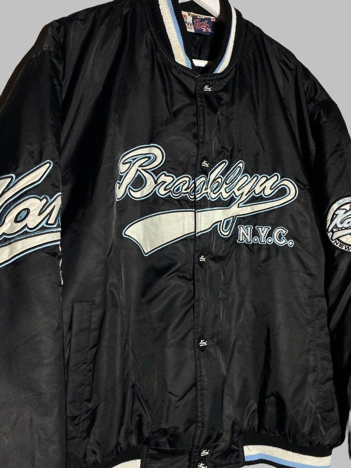 Karl Kani 🔥 Y2K KARL KANI BOMBER JACKET BROOKLYN NYC HIP HOP STYLE Size US M / EU 48-50 / 2 - 4 Thumbnail