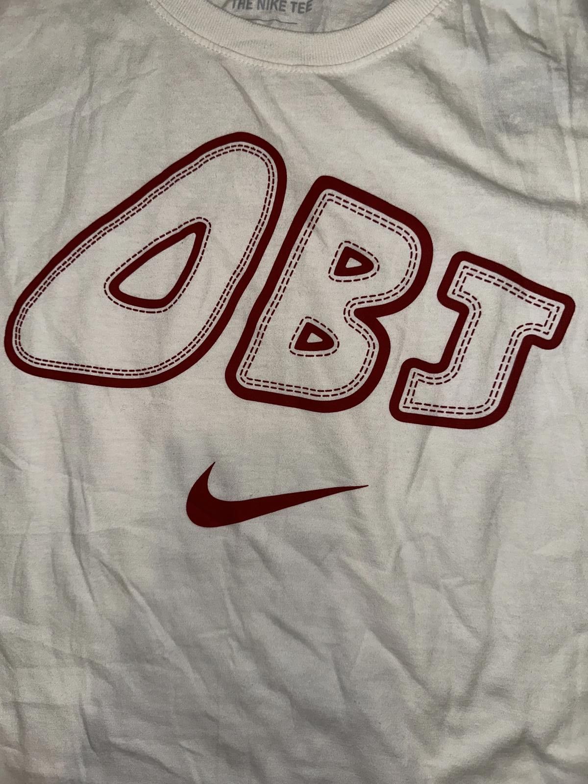 Nike Nike Mens NFL Odell Beckham Jr Team Issued Uptempo Air Long Sleeve White T-Shirt Size US XXL / EU 58 / 5 - 4 Thumbnail