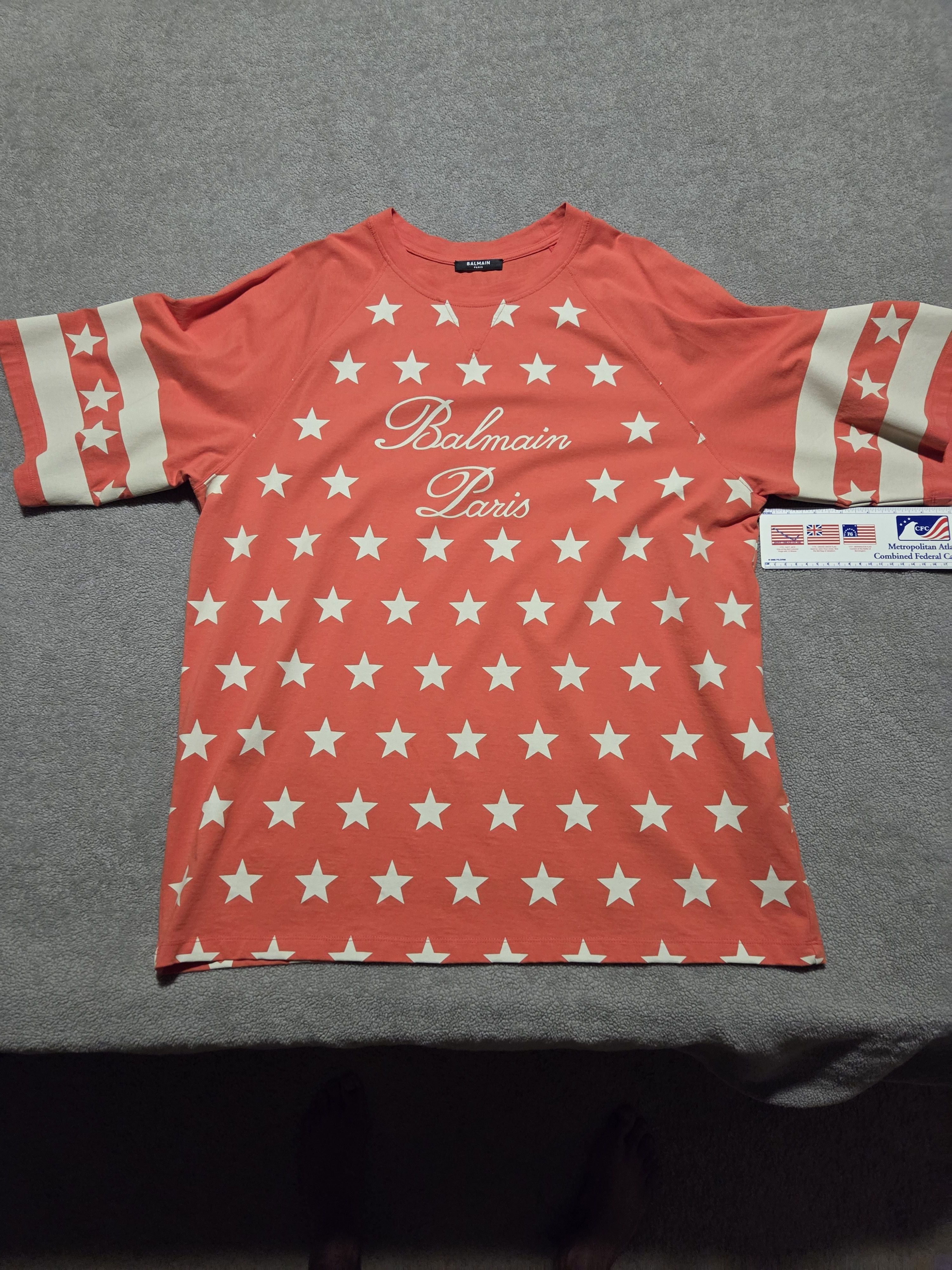 Pierre Balmain Balmain Signature star T-shirt Size US L / EU 52-54 / 3 - 1 Thumbnail