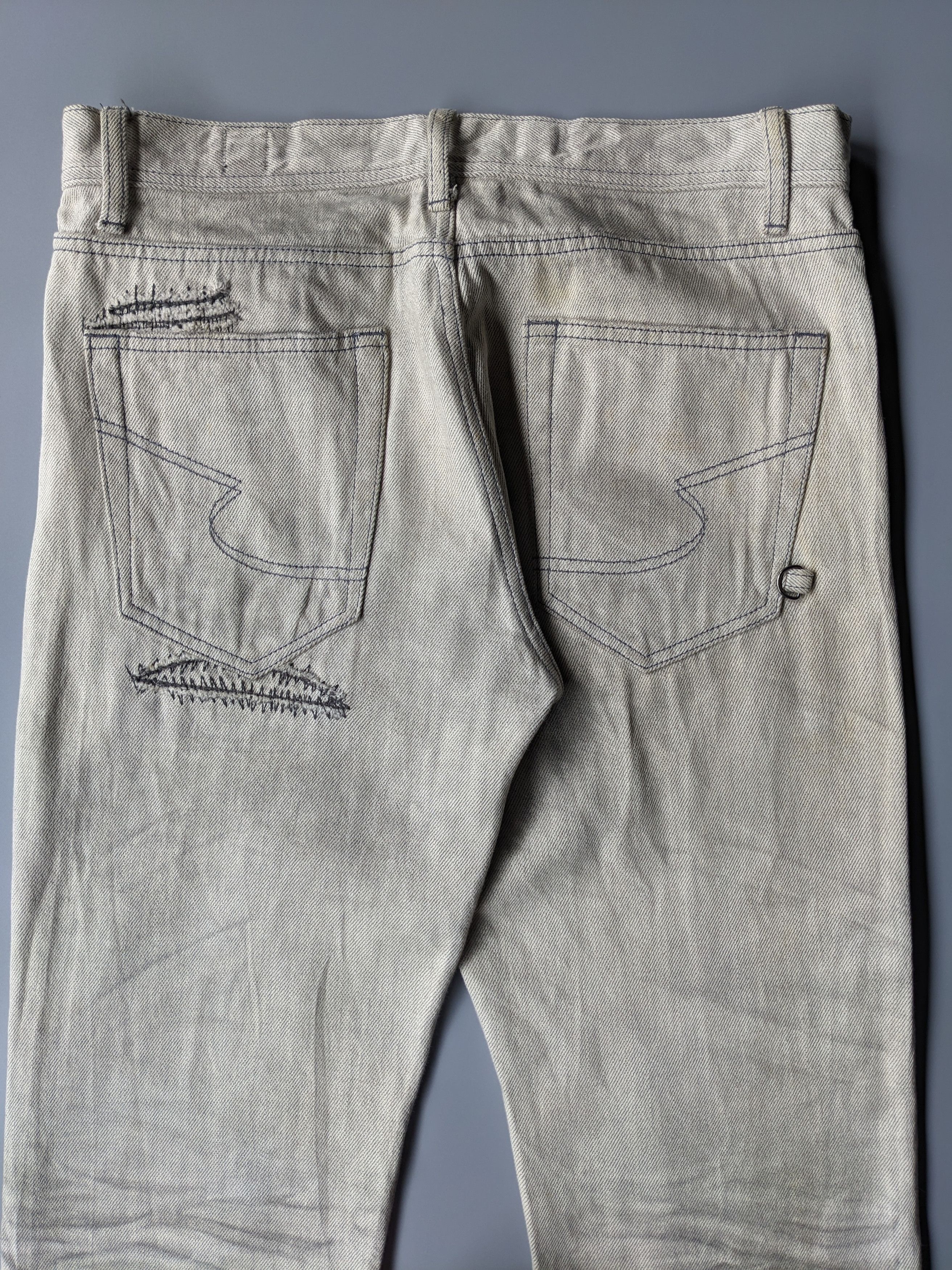 semanticdesign Semantic Design ripped distressed boro jeans Size US 34 / EU 50 - 8 Thumbnail