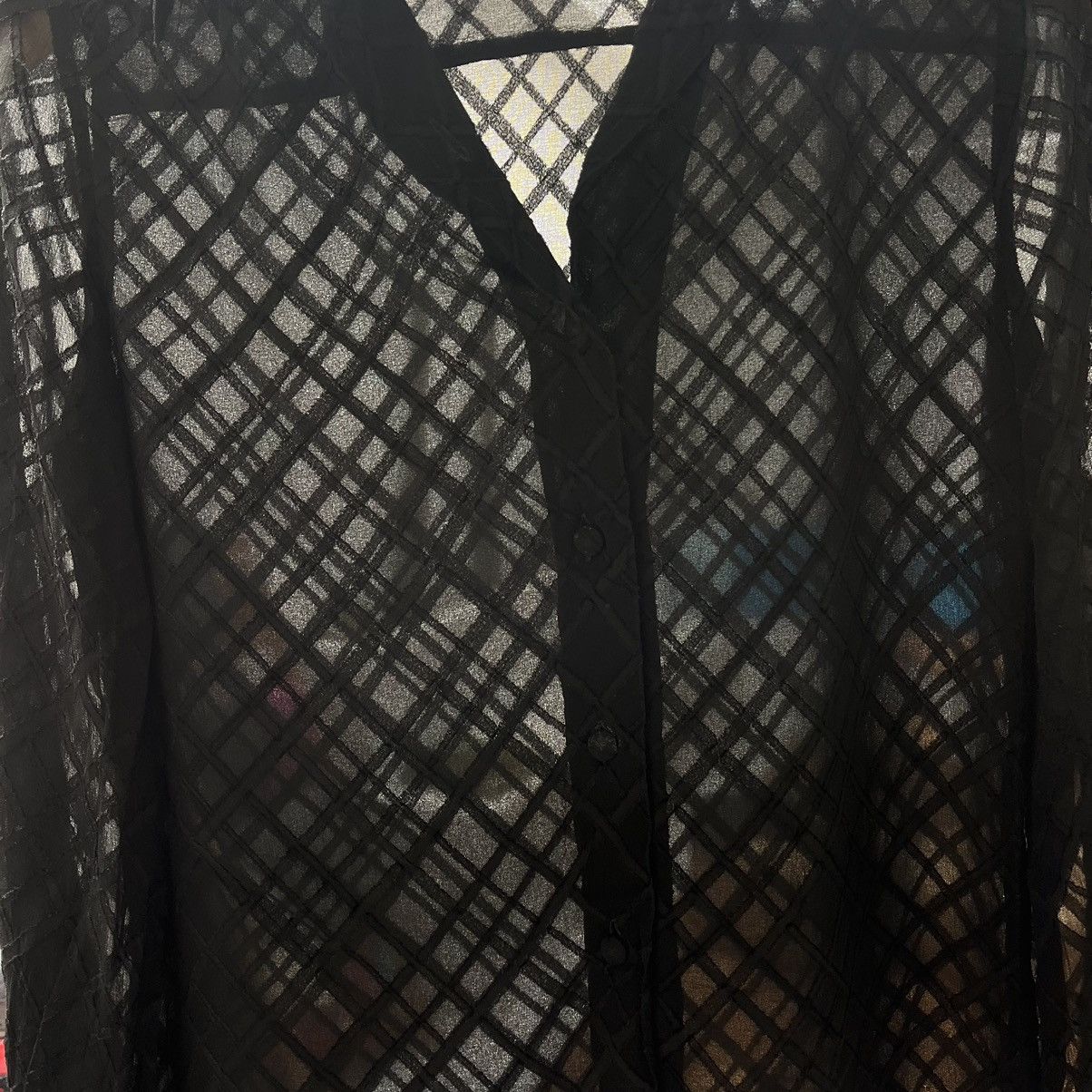 Christian Dior Monsieur × Vintage Vintage Lixiry Christian Dior Sheer Mesh Avant Garde Size M / US 6-8 / IT 42-44 - 7 Thumbnail