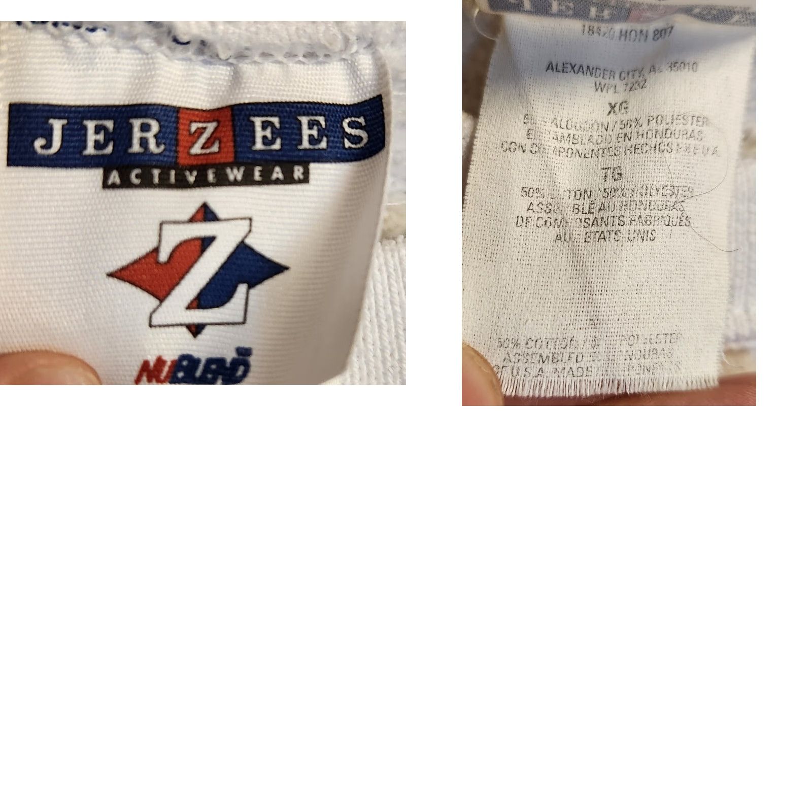 Jerzees VINTAGE Jerzees Sweatshirt Men’s XL Our Freedom Has Been Challenged 9/11 USA Eagle White Size US XL / EU 56 / 4 - 8 Thumbnail