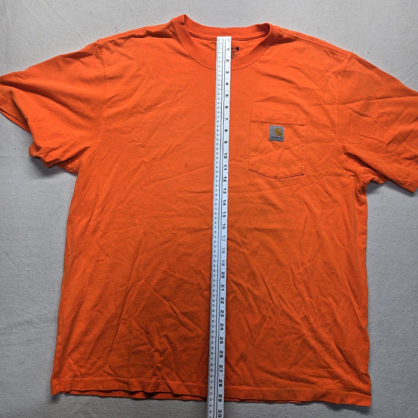 Carhartt Vintage Carhartt Men's T-Shirt Short Sleeve Work Shirt XL Orange Construction Worker 90s Size US XL / EU 56 / 4 - 5 Thumbnail