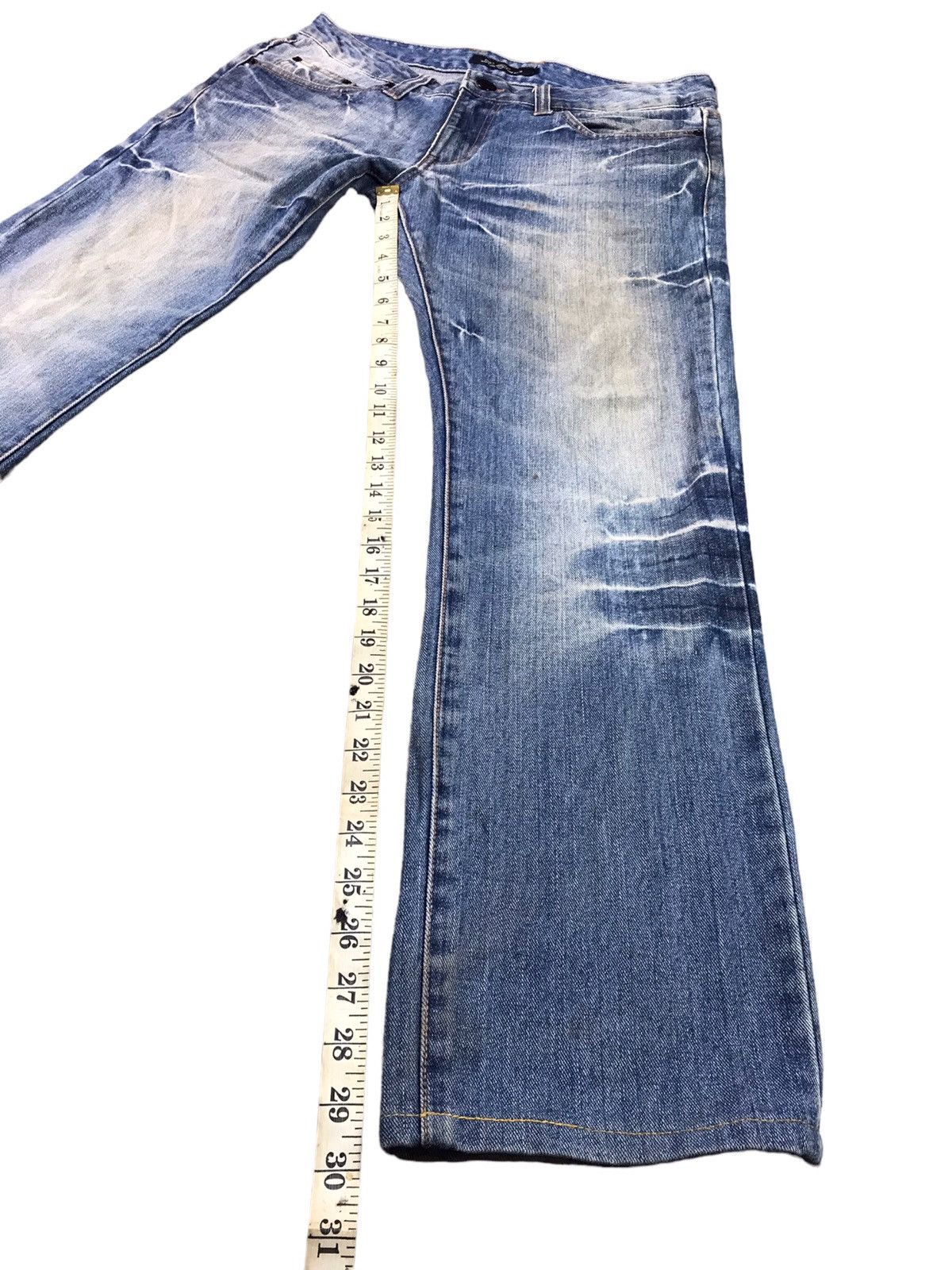 Japanese Brand AUTHENTIC ROOT THREE STYLE BIKERS JEANS Size US 35 - 16 Thumbnail