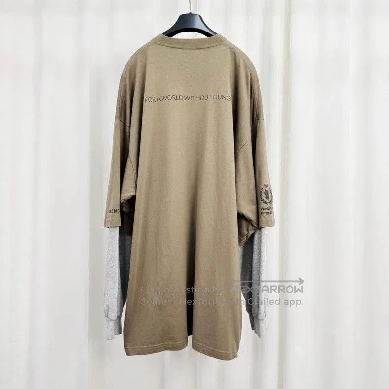 Balenciaga Balenciaga Food Print Fake Two-Piece Long-Sleeve. Size US XL / EU 56 / 4 - 2 Thumbnail
