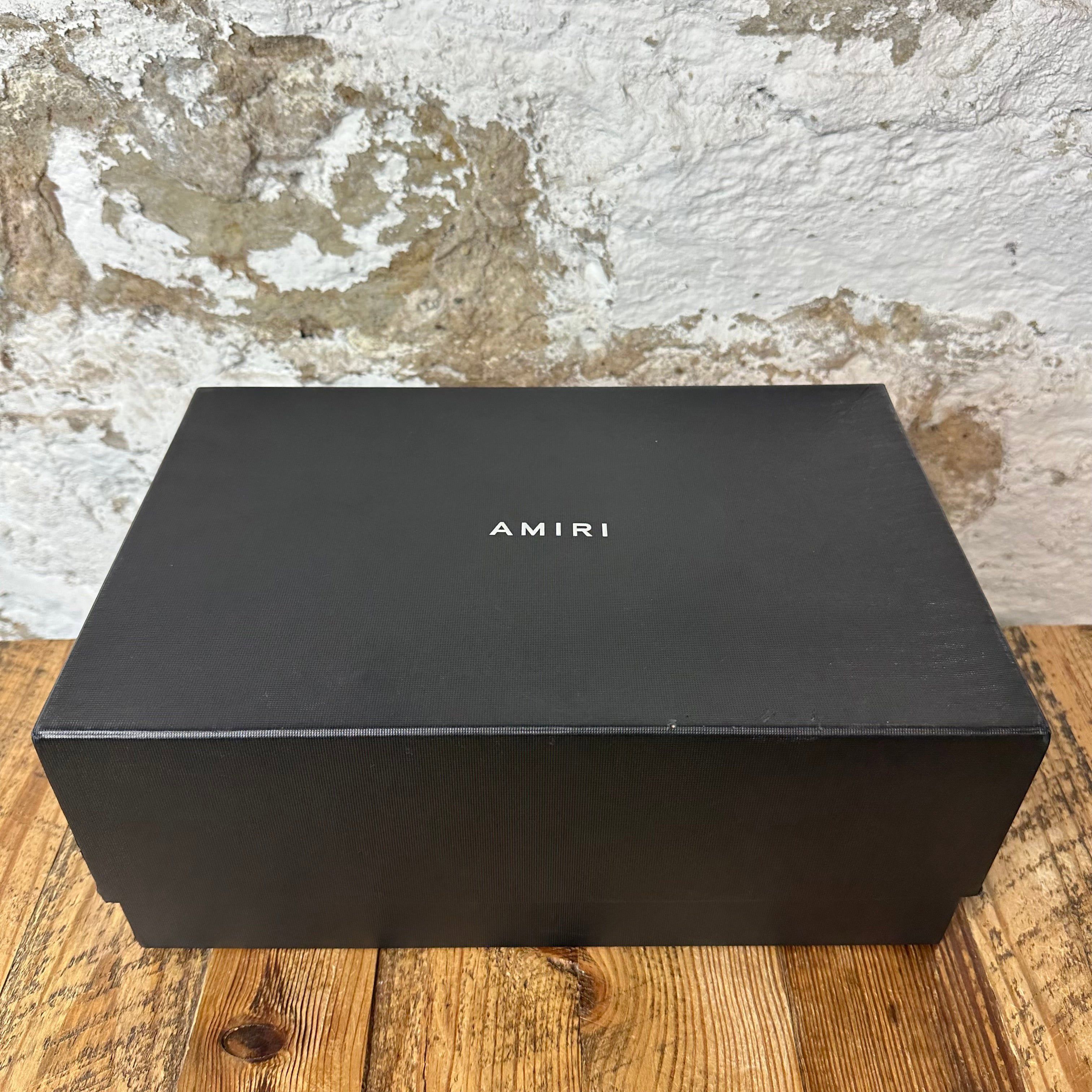Amiri Amiri Denim Skeleton White Sneaker Sz 13 (46) Size US 13 / EU 46 - 8 Thumbnail