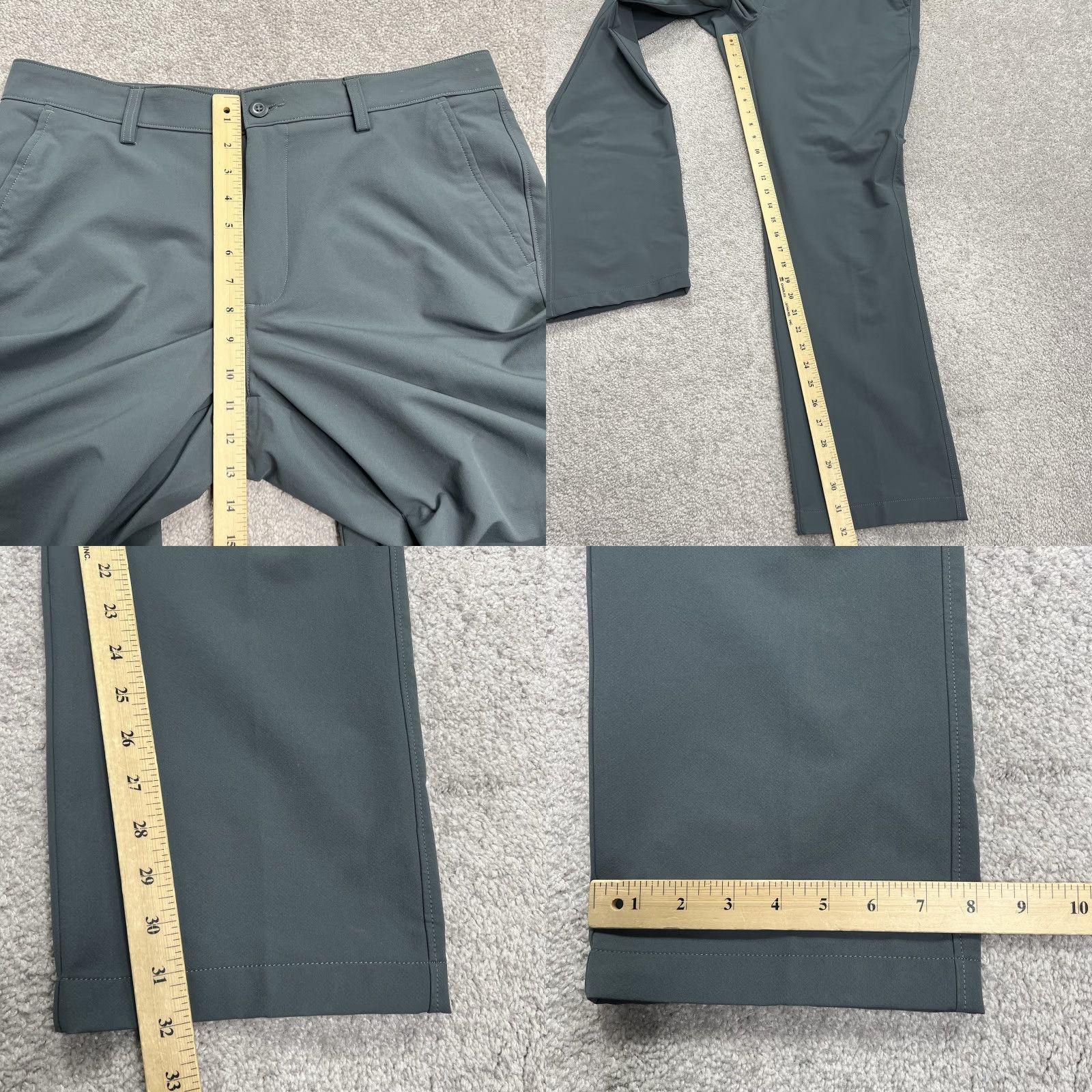 Under Armour Under Armour Golf Tech Pants Mens 36/32 Flat Front Straight Stretch Gray/Gray 1376625 Size US 36 / EU 52 - 9 Thumbnail