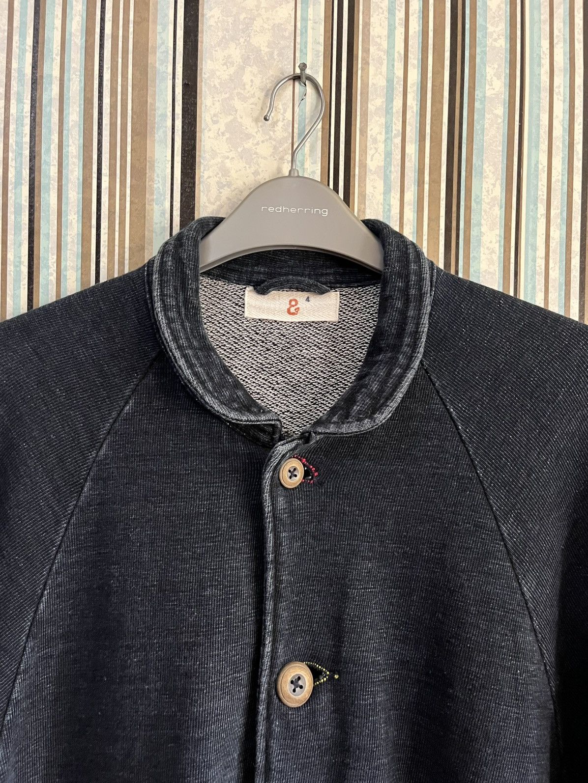 45rpm 1990s shawl collar natural indigo navy #H2 Size US M / EU 48-50 / 2 - 6 Thumbnail