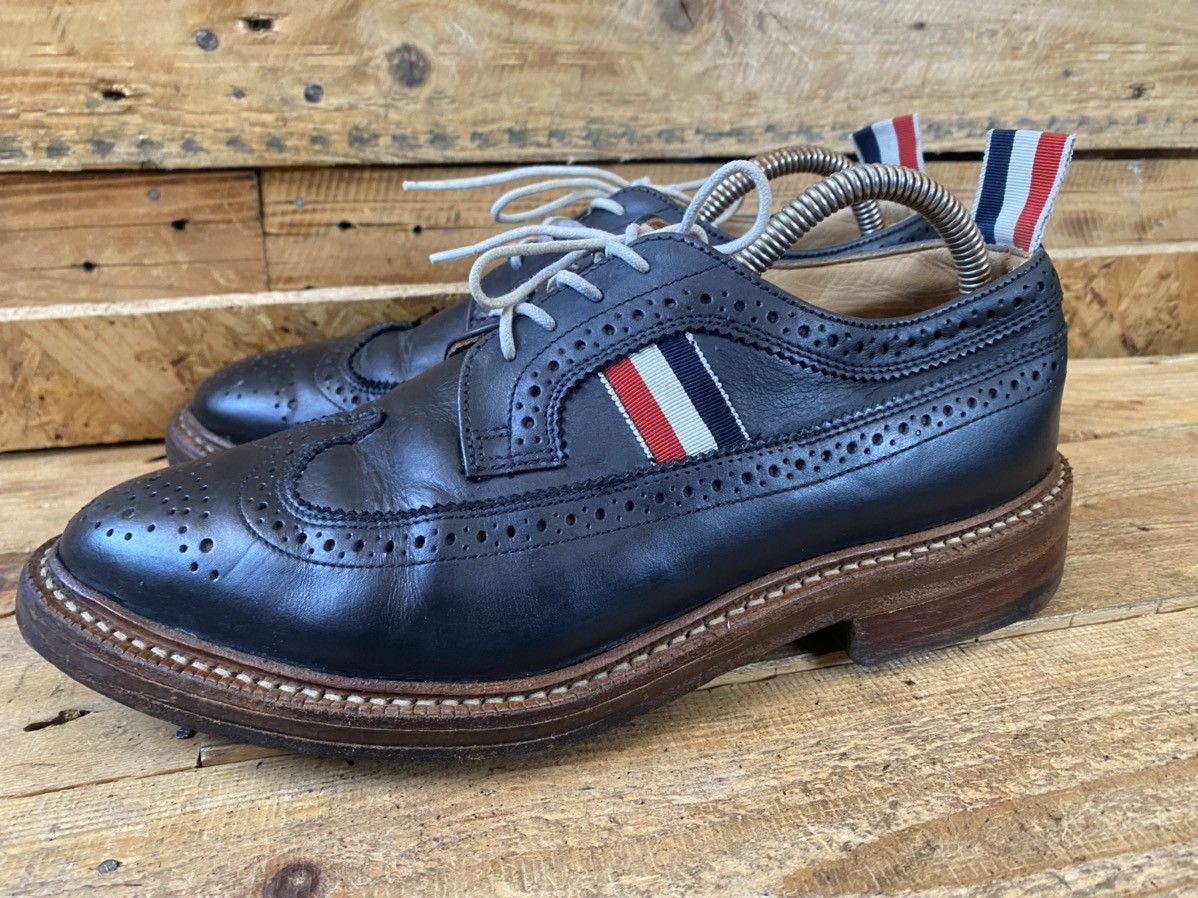 Designer × Thom Browne Thom Browne oxford navy blue leather shoes uk6 Size US 7 / EU 40 - 5 Thumbnail