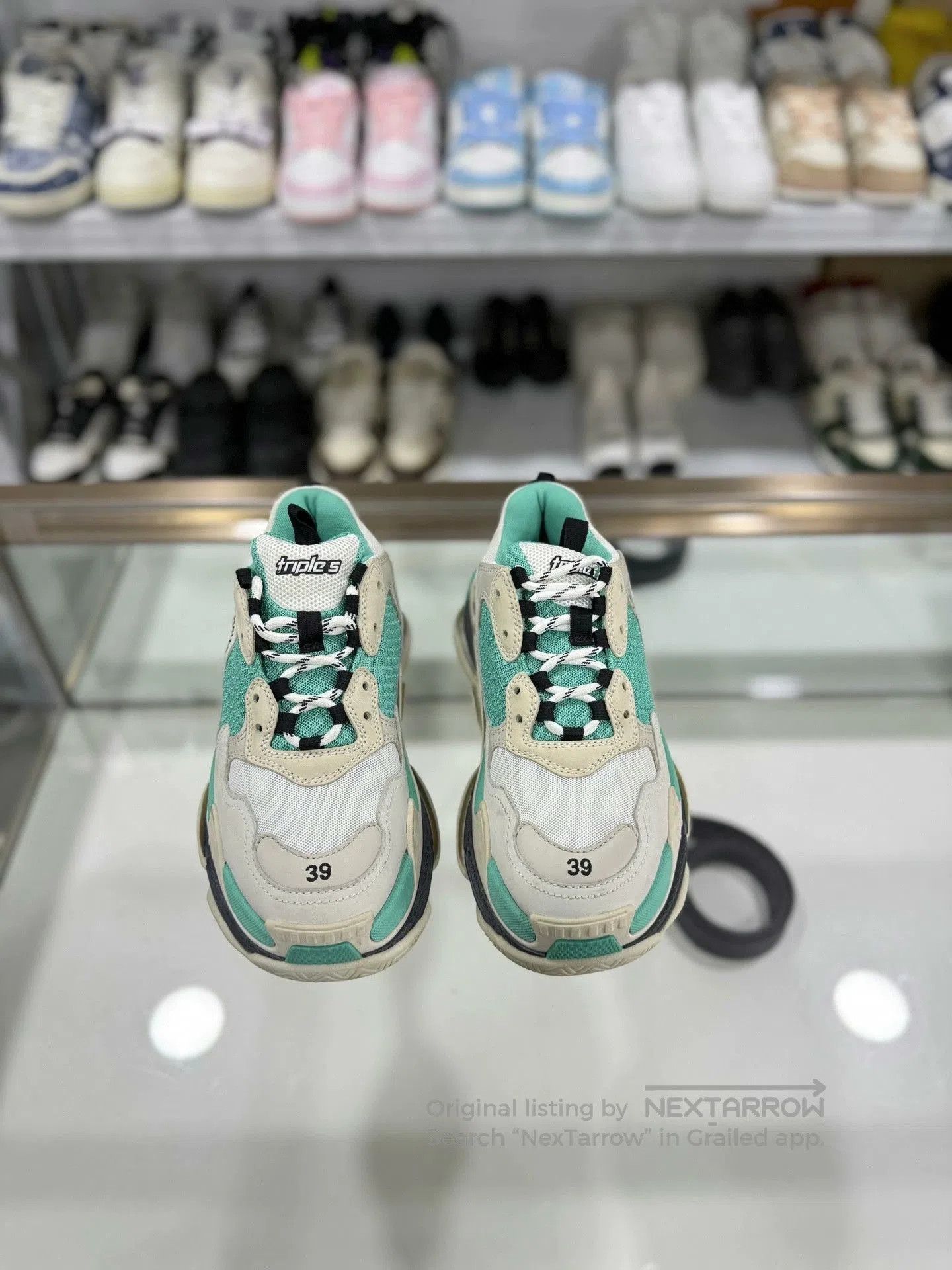 Balenciaga Balenciaga Triple S Mint Green Size 39. Size US 8 / IT 38 - 2 Thumbnail