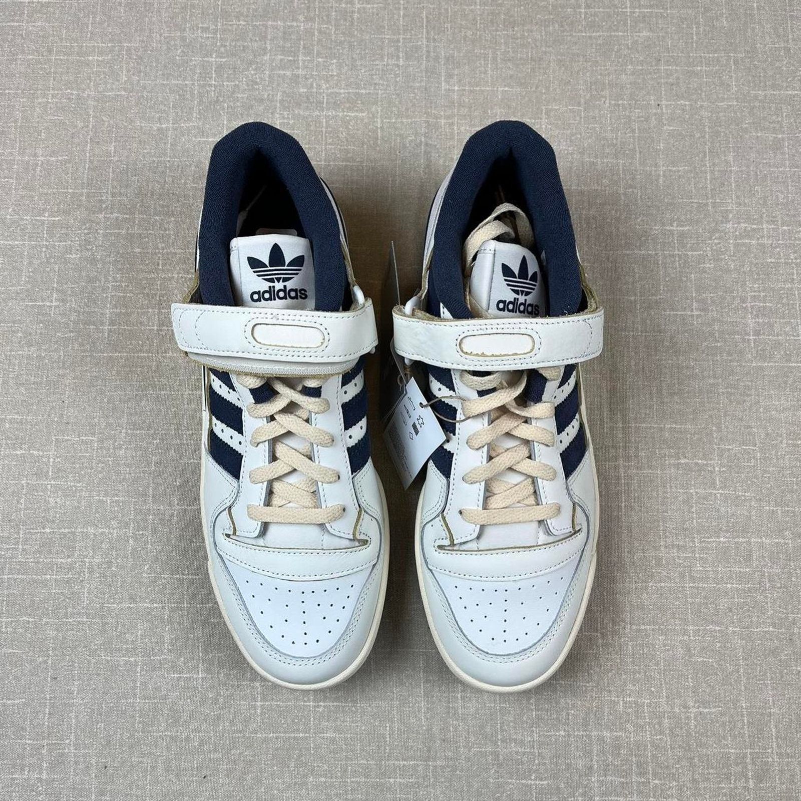 Adidas Adidas Forum 84 Low “Off White Navy" Size US 11.5 / EU 44-45 - 4 Thumbnail