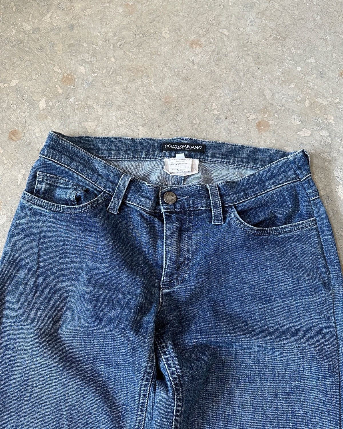 Dolce & Gabbana Crazy Vintage Dolce & Gabbana Jeans Logo Y2k Swag Size 28" / US 6 / IT 42 - 4 Thumbnail