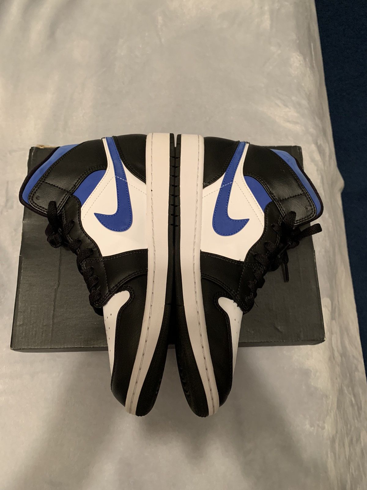 Jordan Brand Jordan 1 Mid Racer Blue 2021 Size 9.5 Size US 9.5 / EU 42-43 - 4 Thumbnail