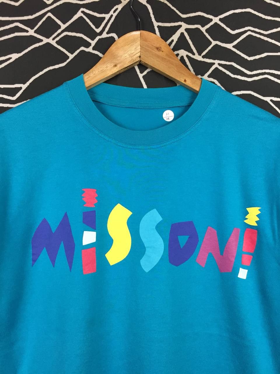 Missoni Vtg Missoni Intimo Funky Colourful Abstract Spell Out Tee Size US M / EU 48-50 / 2 - 3 Thumbnail
