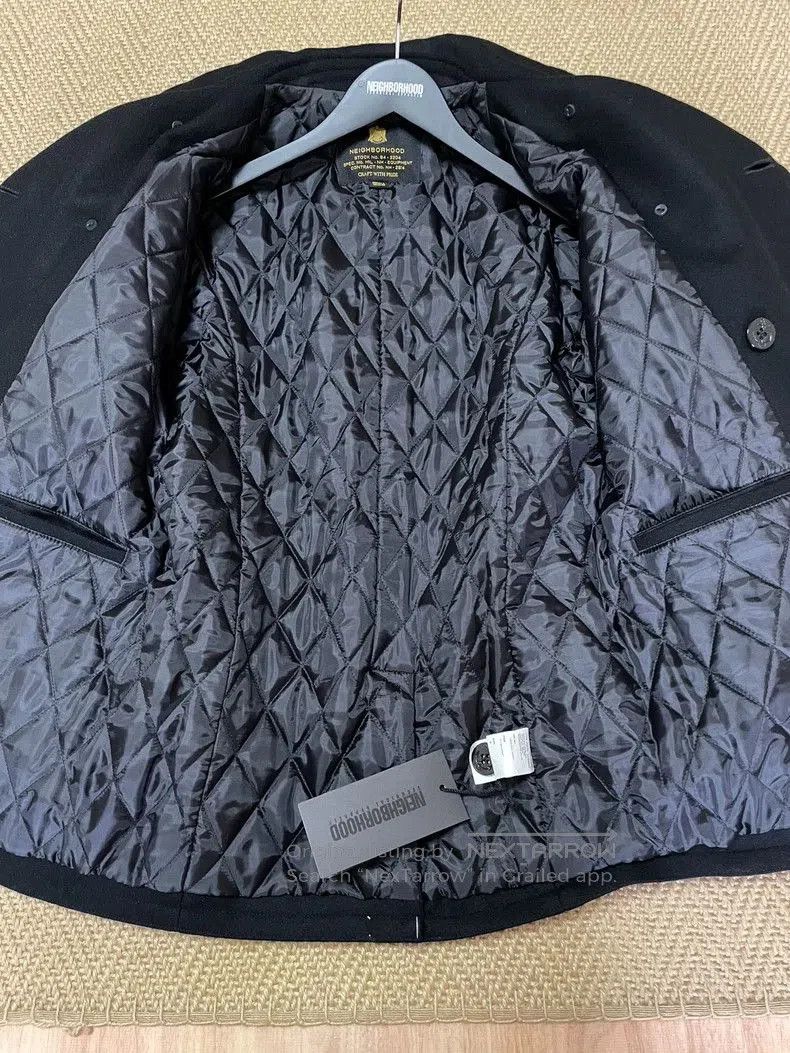 Neighborhood NEIGHBORHOOD Wool Double-Breasted Coat. Size US S / EU 44-46 / 1 - 4 Thumbnail