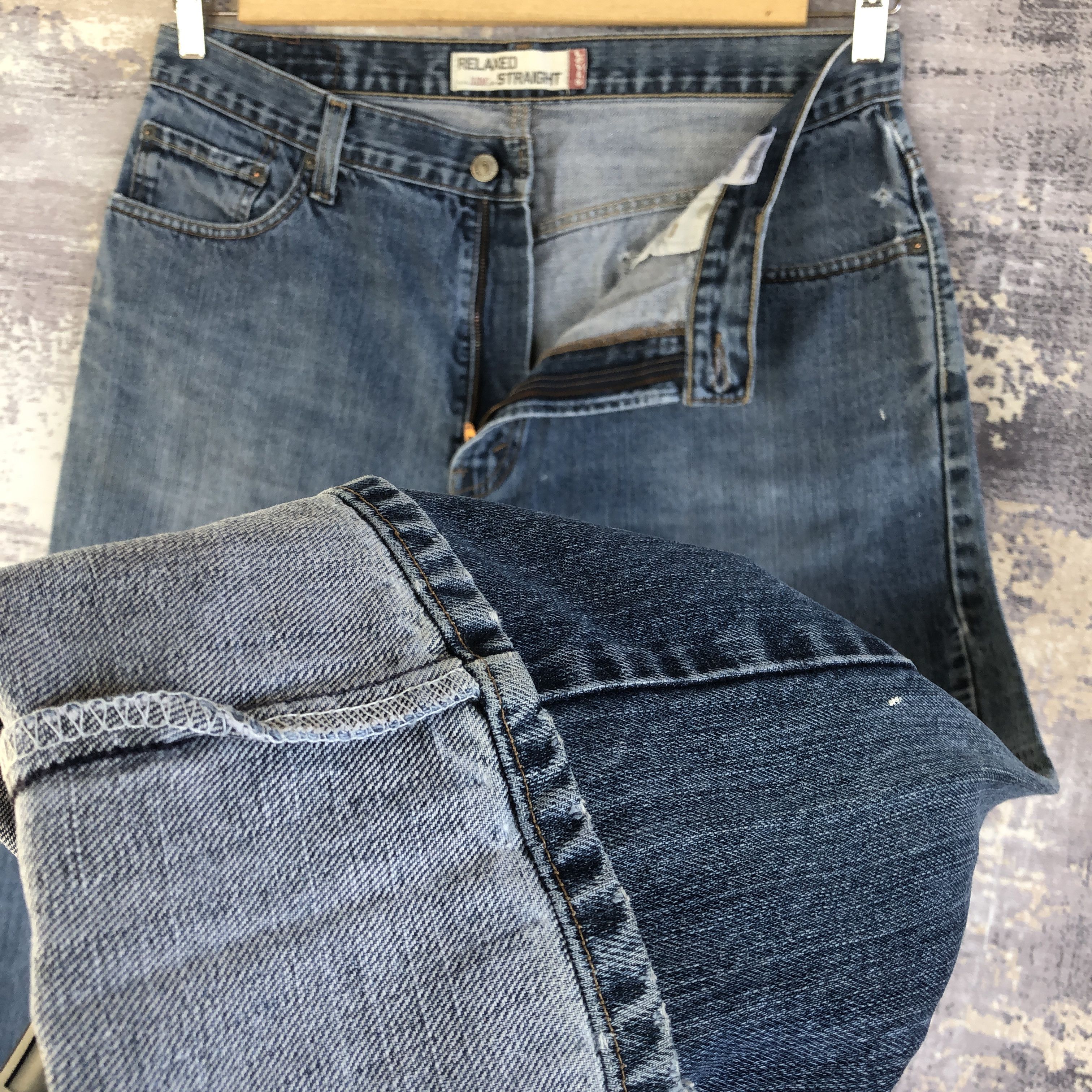 Levi's Vintage Levis Distressed Jeans Levi's 559 Painter Denim Size US 36 / EU 52 - 8 Thumbnail
