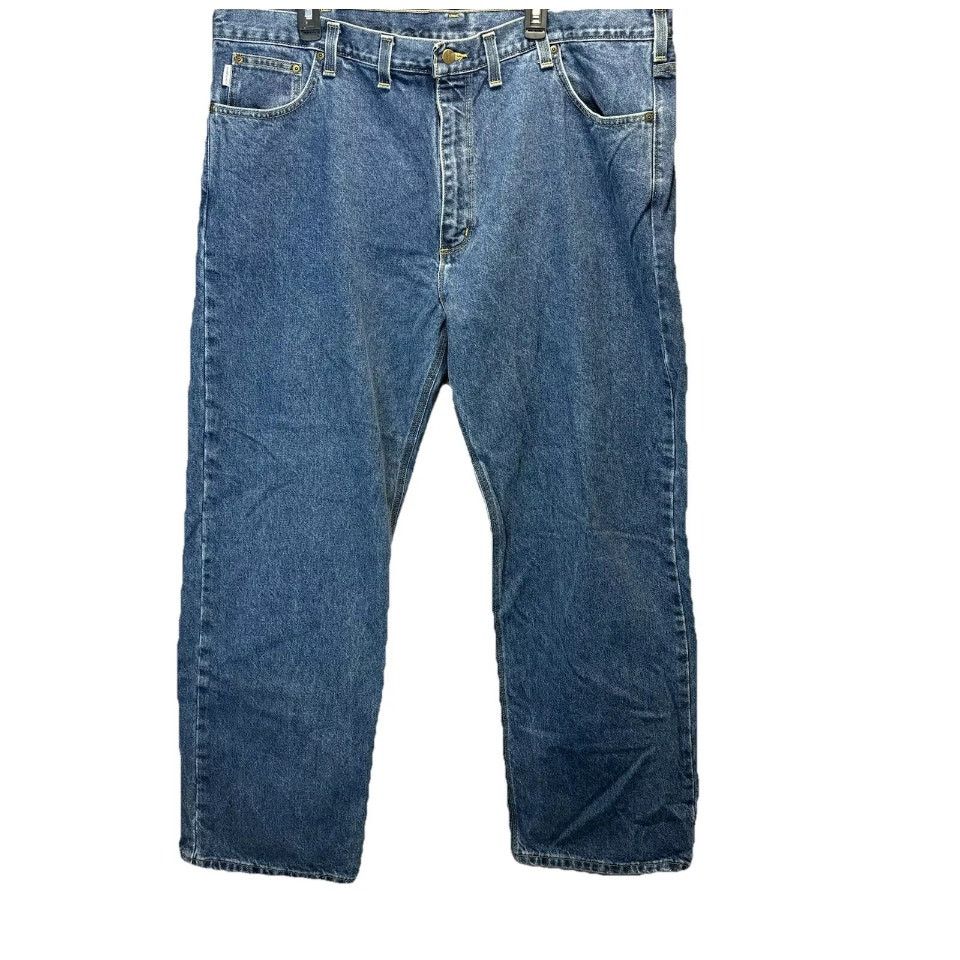 Carhartt Carhartt Mens Relaxed Fit Workwear Outdoor Jeans Size 46x30 Size US 44 / EU 60 - 4 Thumbnail