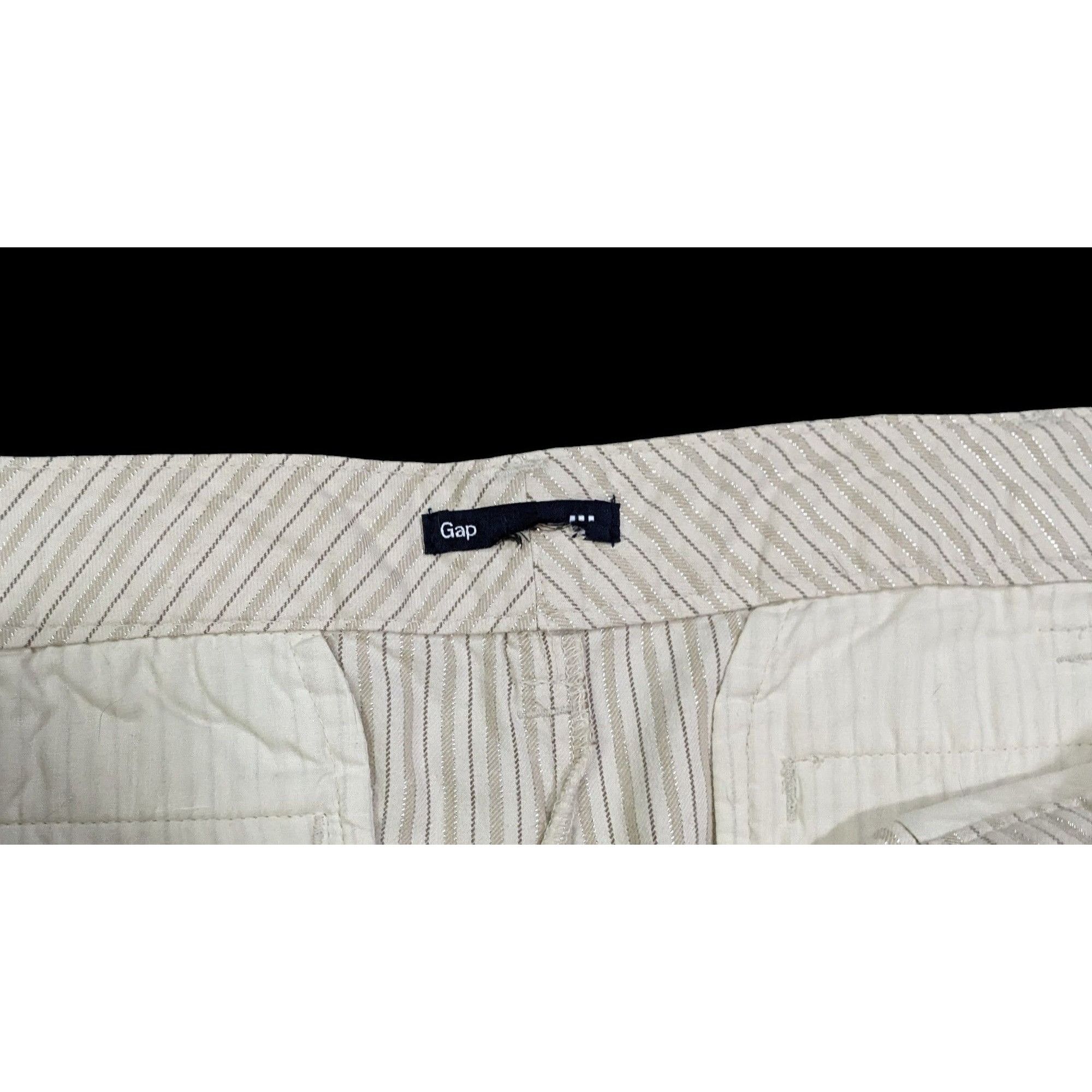 Gap Preppy Summer Cream Pinstripe Shorts by Gap Size 42" / US 20 - 3 Thumbnail