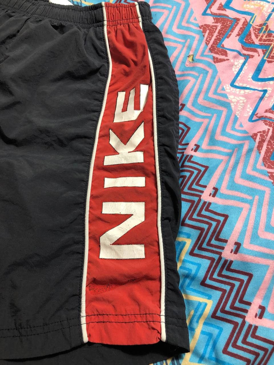 Nike × Vintage Vintage 90s Nike Shorts Rare Retro Hype Size US 34 / EU 50 - 3 Thumbnail