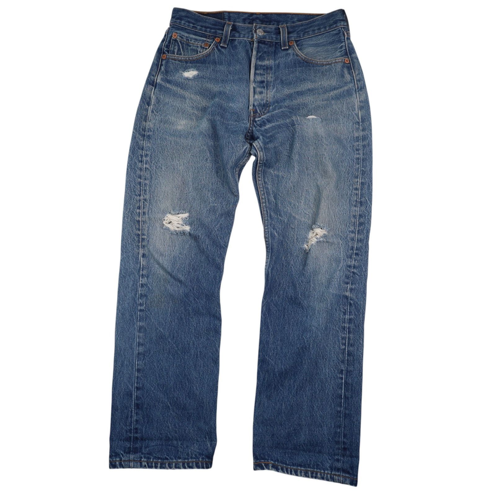 Levi's × Vintage Vintage Levis 501xx Lightly Distressed USA Made Denim Jeans Size US 30 / EU 46 - 1 Thumbnail
