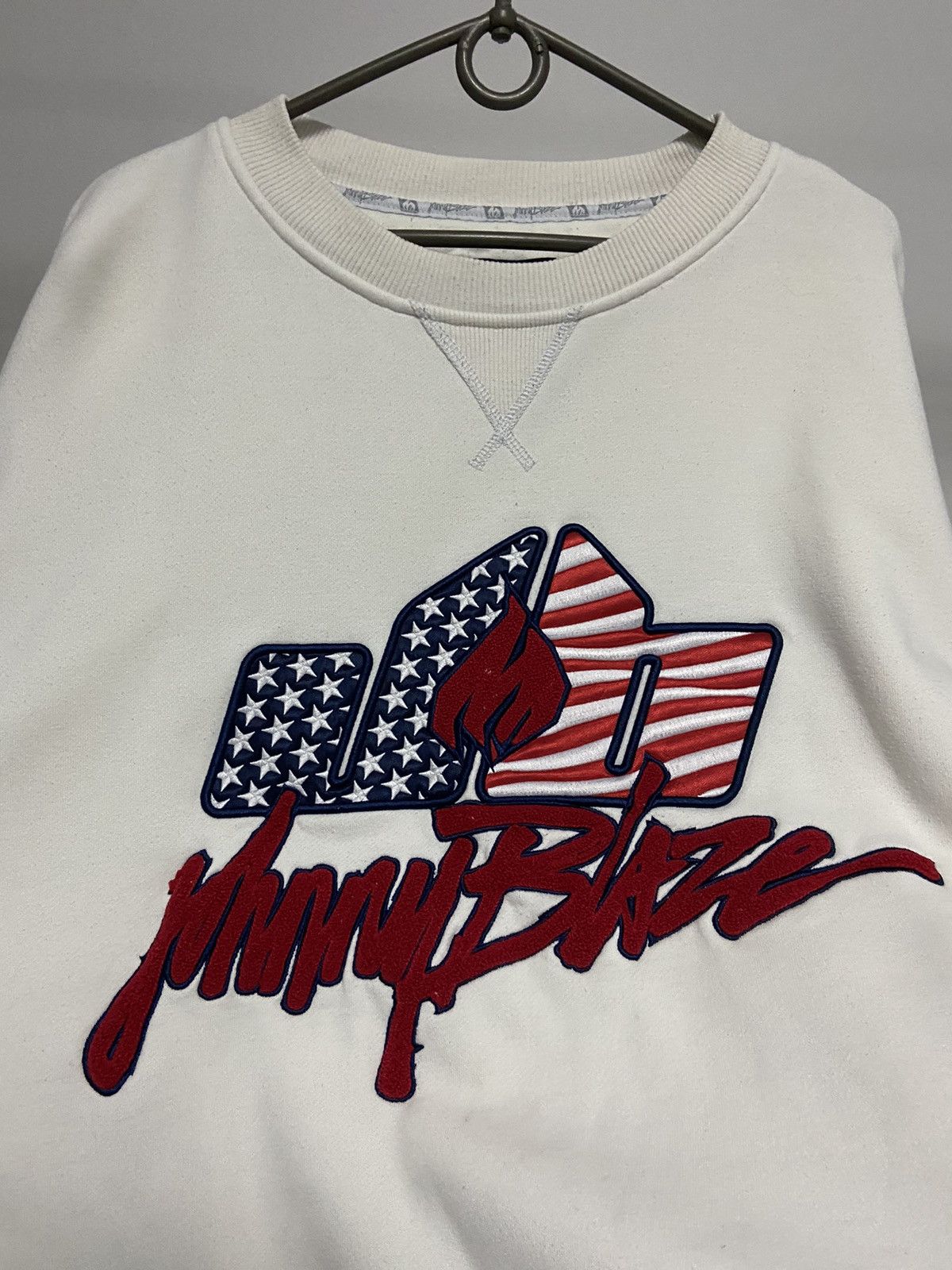 Japanese Brand × Vintage Johnny Blaze vintage skate sweatshirt big logo SK8 Size US XL / EU 56 / 4 - 3 Thumbnail