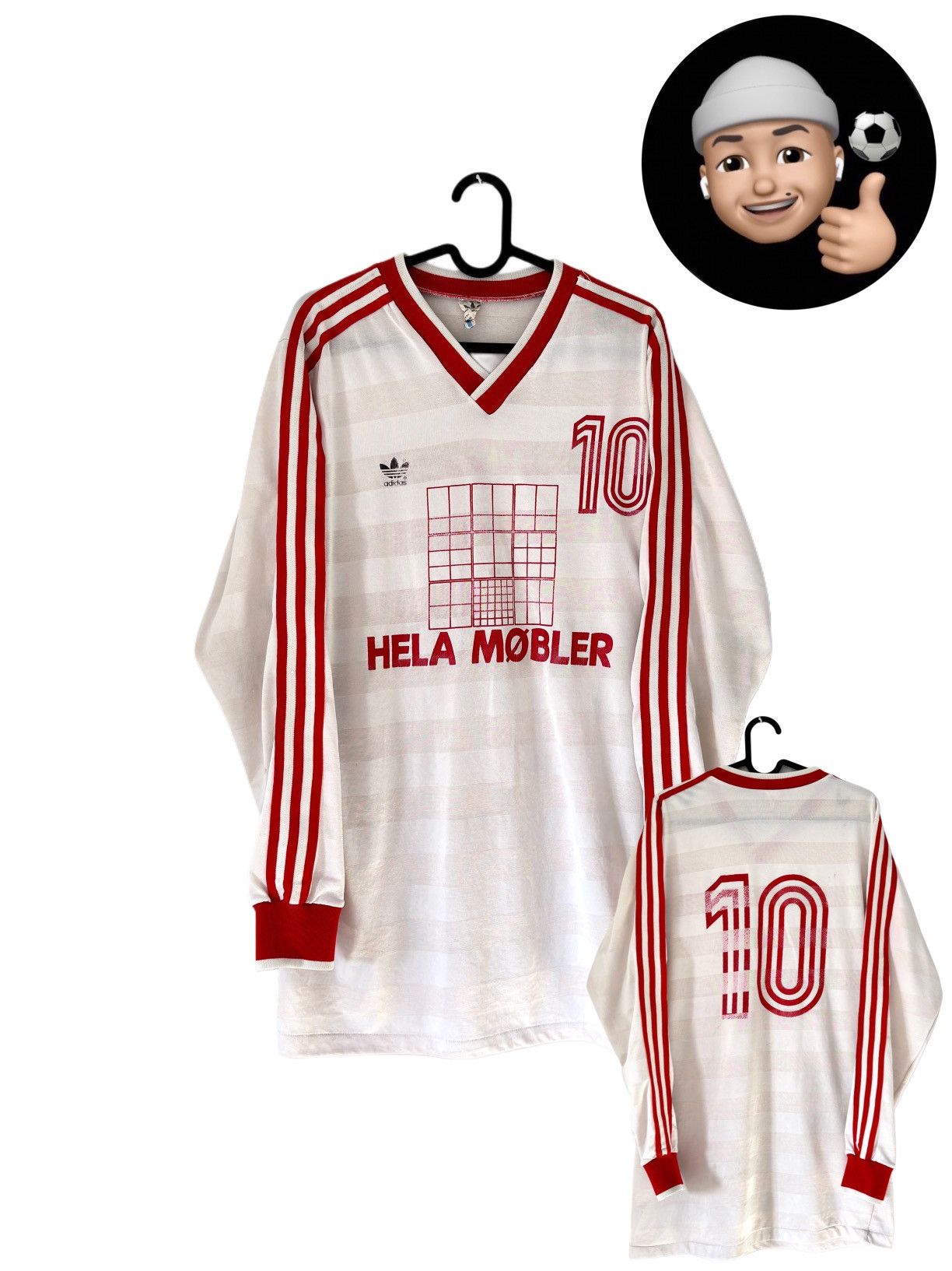 Adidas × Vintage 70s 80s Adidas Vintage West Germany Norway Soccer Jersey Kit Size US L / EU 52-54 / 3 - 1 Thumbnail
