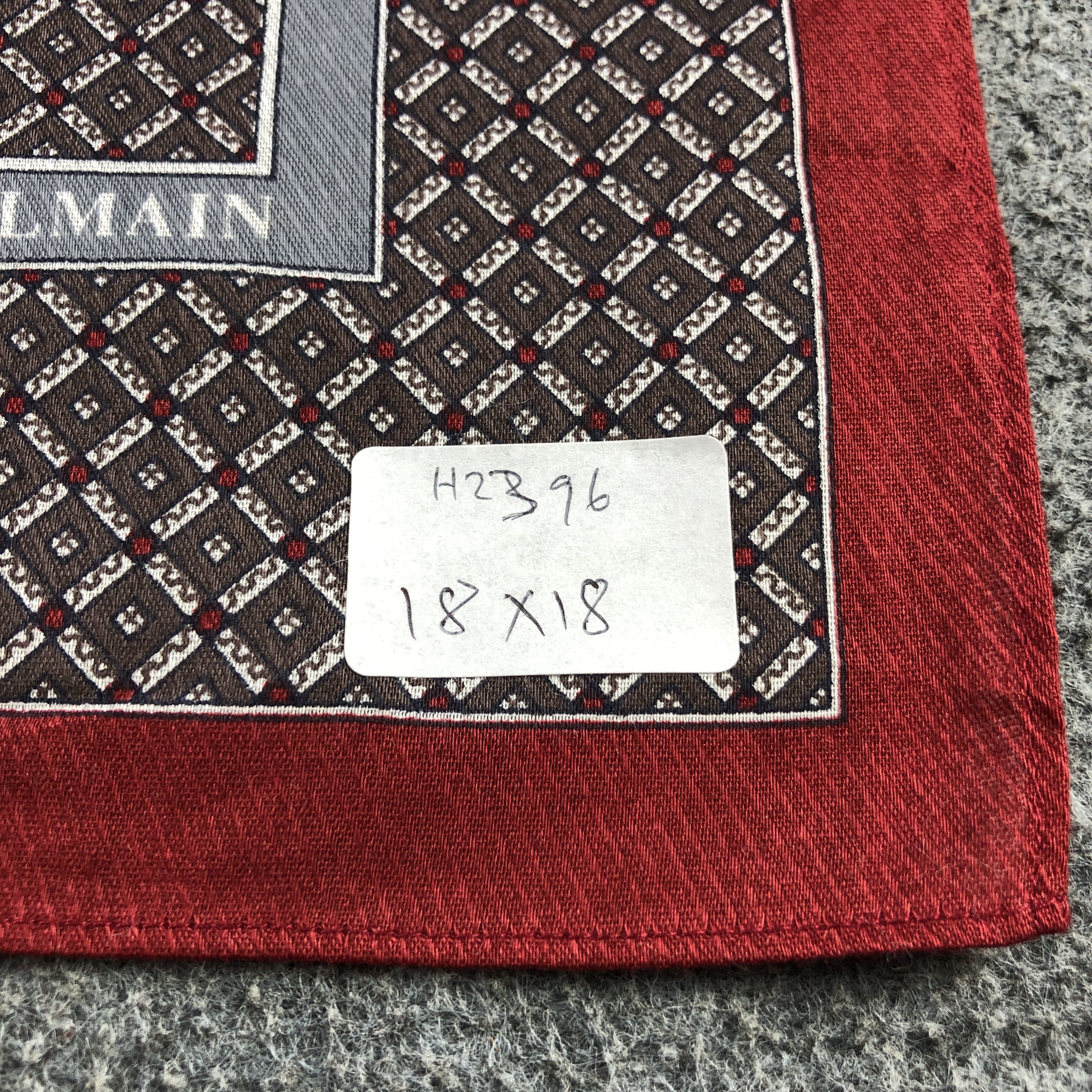 Pierre Balmain Pierre Balmain Handkerchief Neckerchief Bandana H2396 Size ONE SIZE - 5 Thumbnail