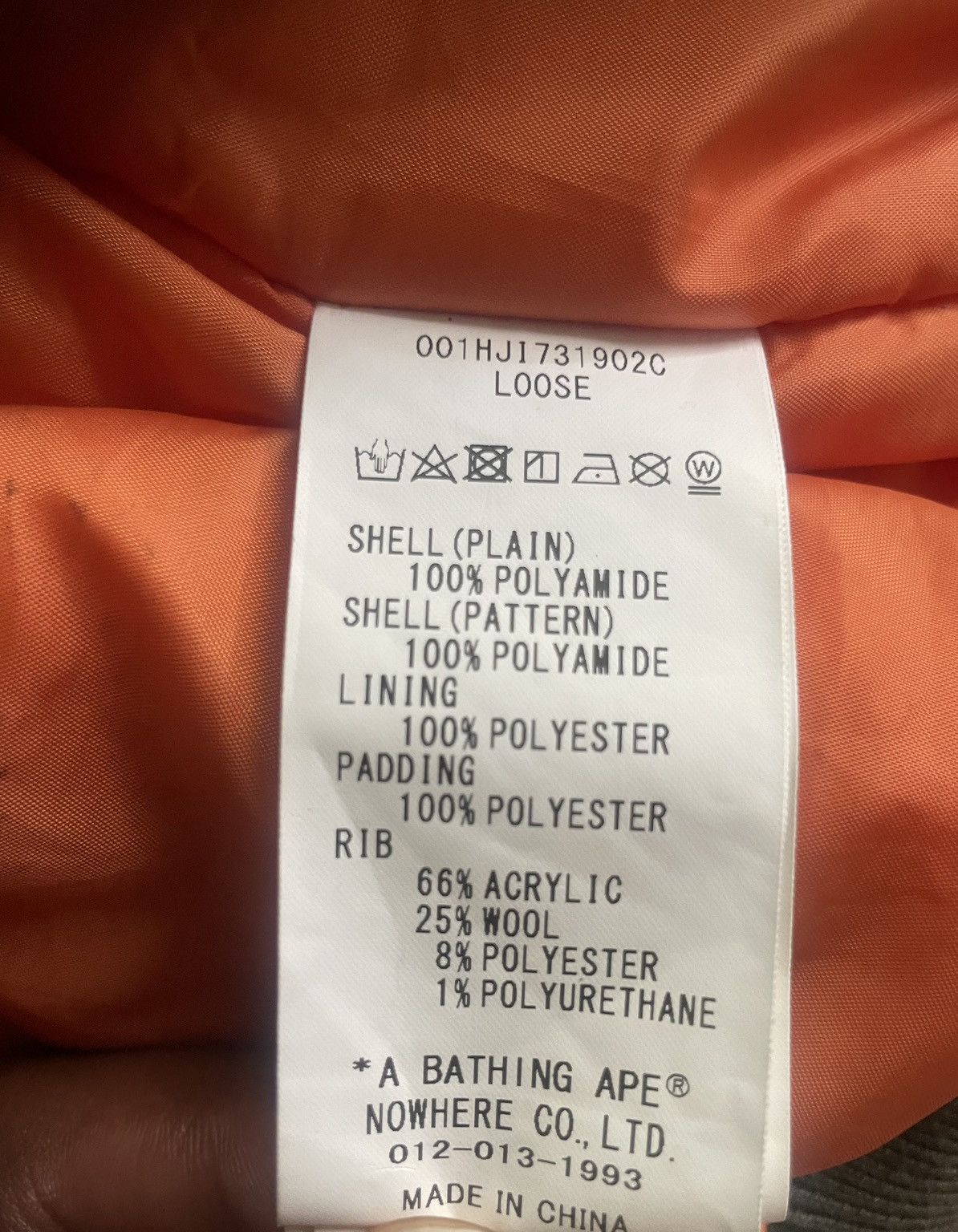 Bape × October's Very Own BAPE x OVO MA-1 JACKET Size US M / EU 48-50 / 2 - 7 Thumbnail