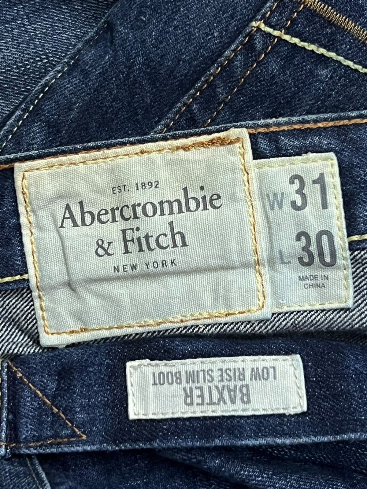 Abercrombie & Fitch Bootcut Vintage Abercrombie & Fitch New York - Faded Wash Size US 34 / EU 50 - 13 Thumbnail