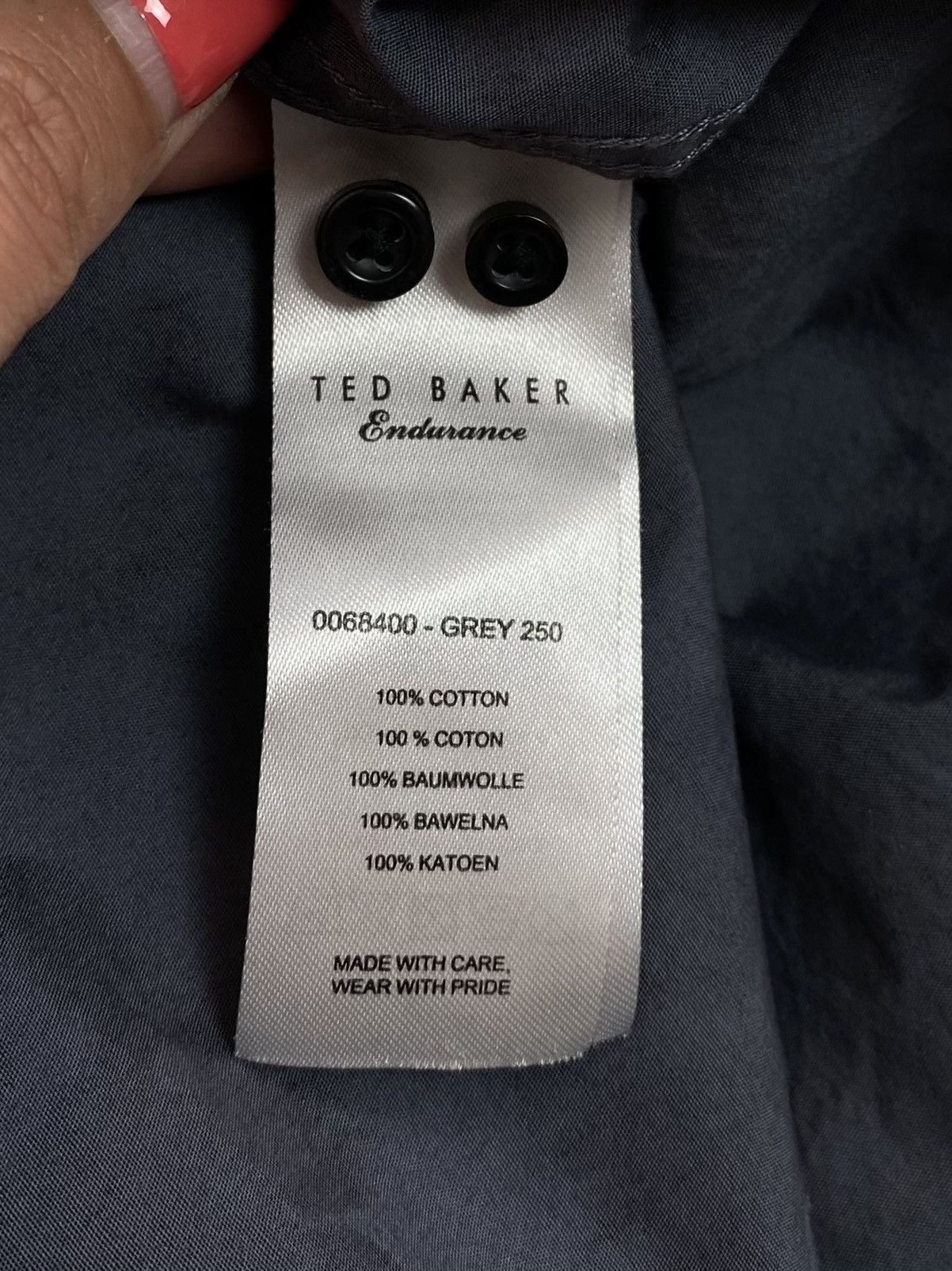 Ted Baker Ted Baker Buttons Up Long Sleeve Shirt Regular Fit Size 15.5 Size US M / EU 48-50 / 2 - 6 Thumbnail