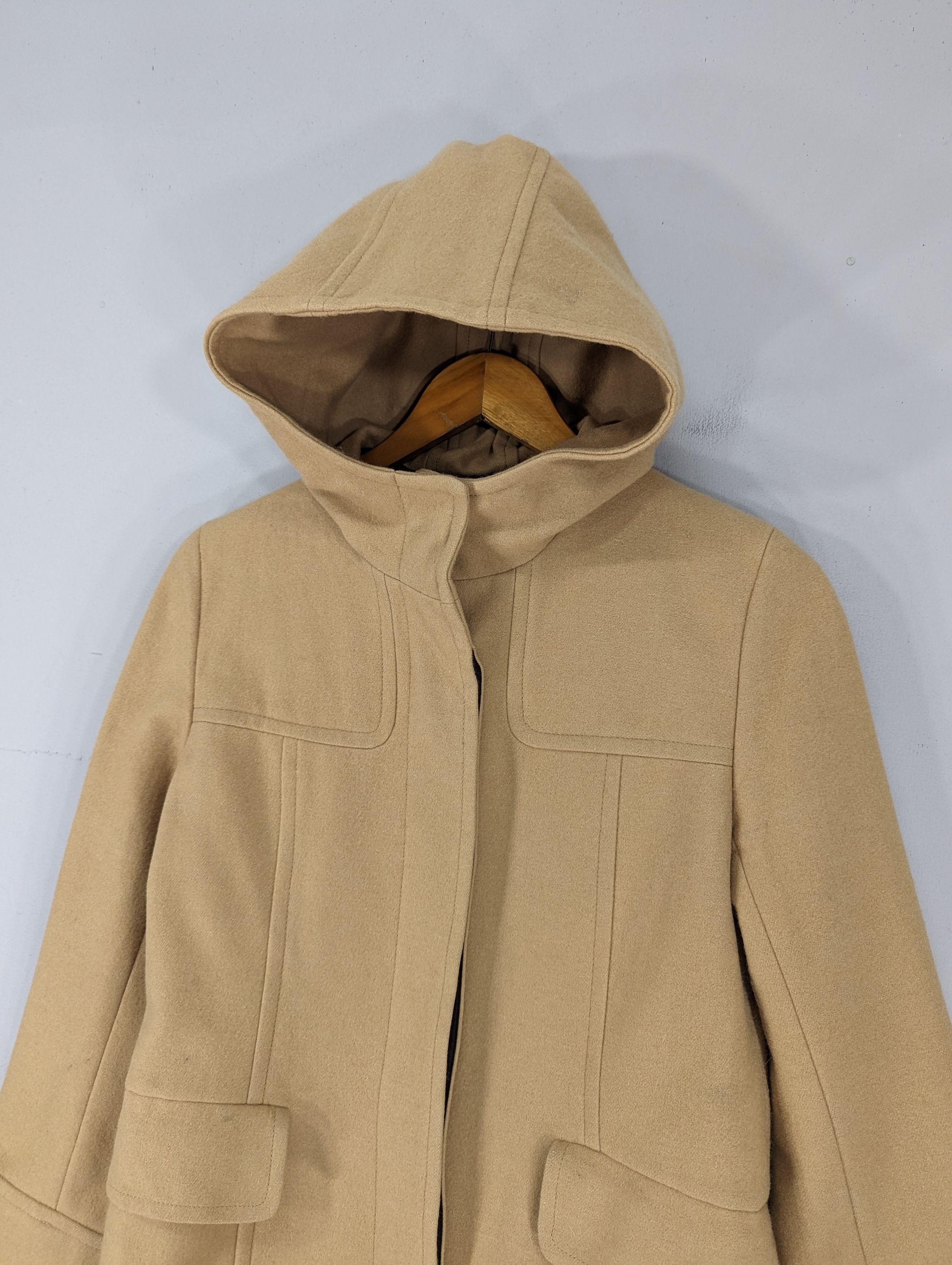 Yohji Yamamoto 🔥RARE🔥Ined By Yohji Yamamoto Wool Hooded Jacket Size S / US 4 / IT 40 - 4 Thumbnail