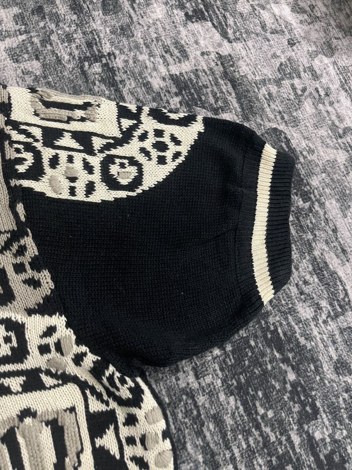Japanese Brand Vintage Monsieur Nicole ShortSleeve Knit Size L / US 10 / IT 46 - 9 Thumbnail